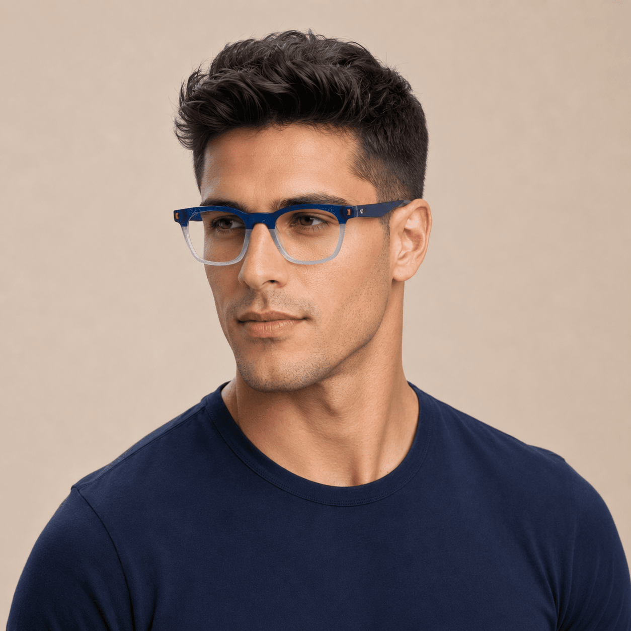 Blue Square Frames for Men