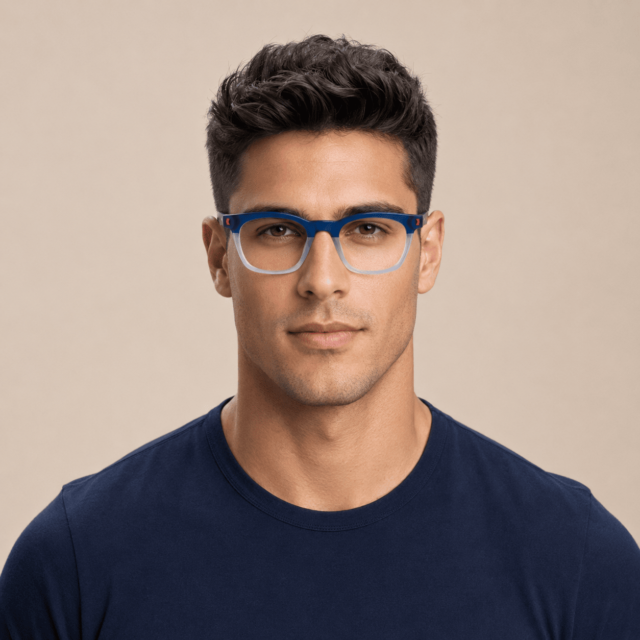Blue Square Frames for Men
