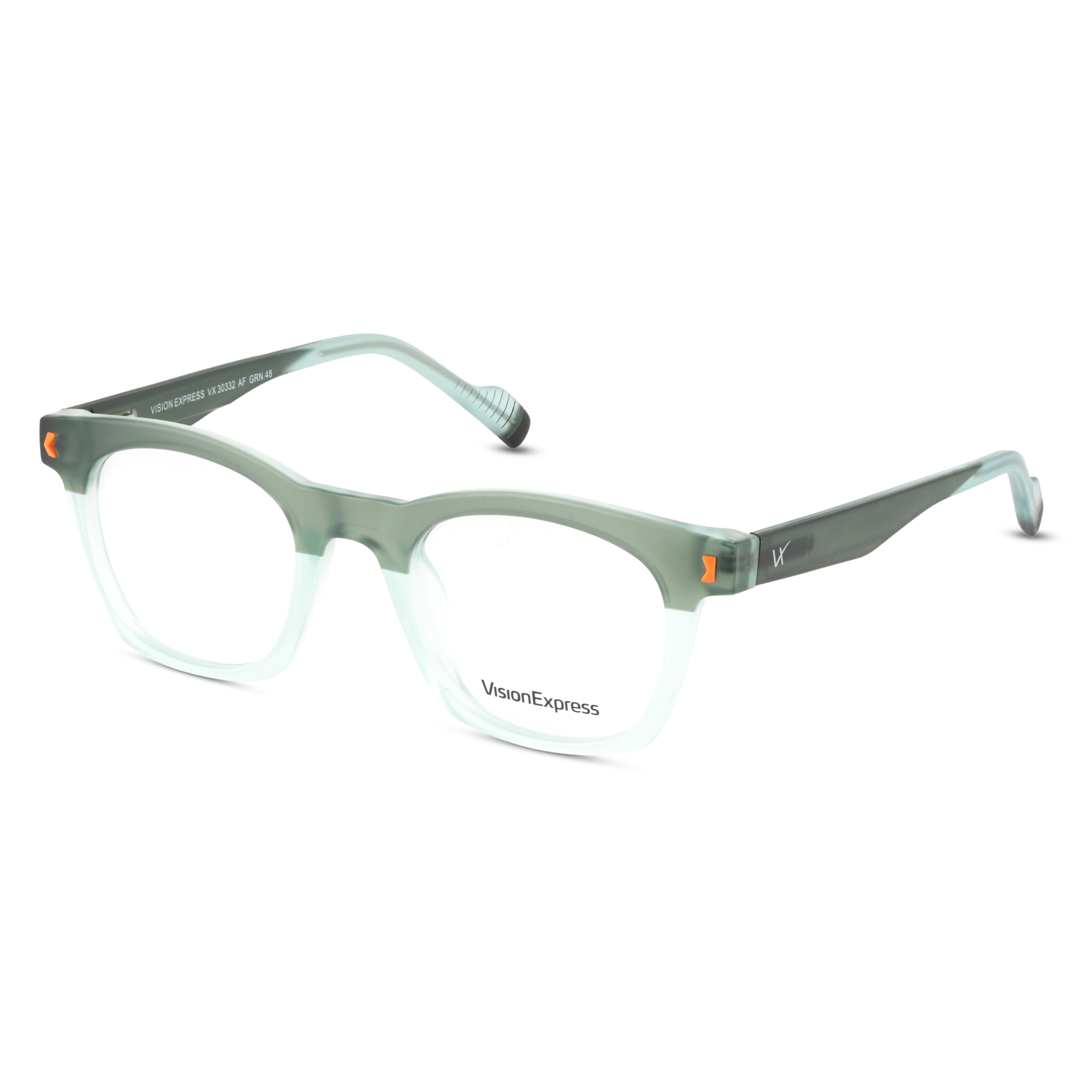 Green Square Frames for Men