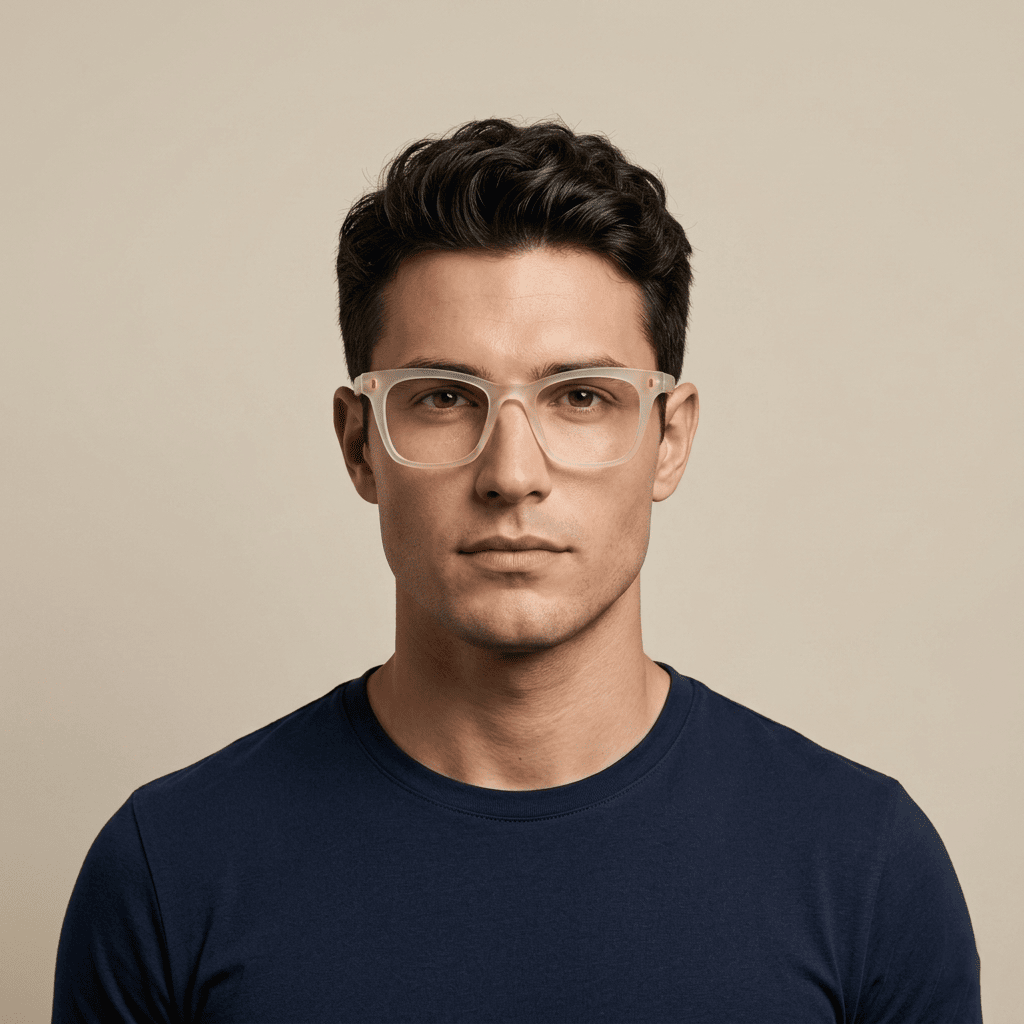 Grey Square Frames for Men
