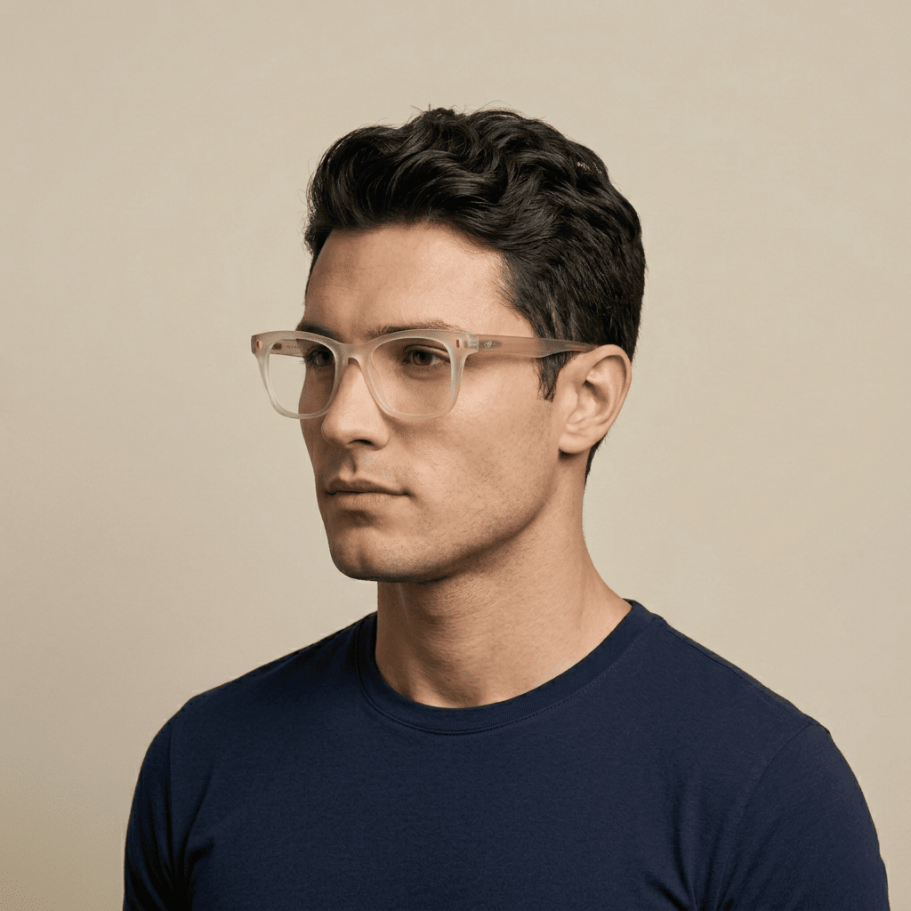 Grey Square Frames for Men