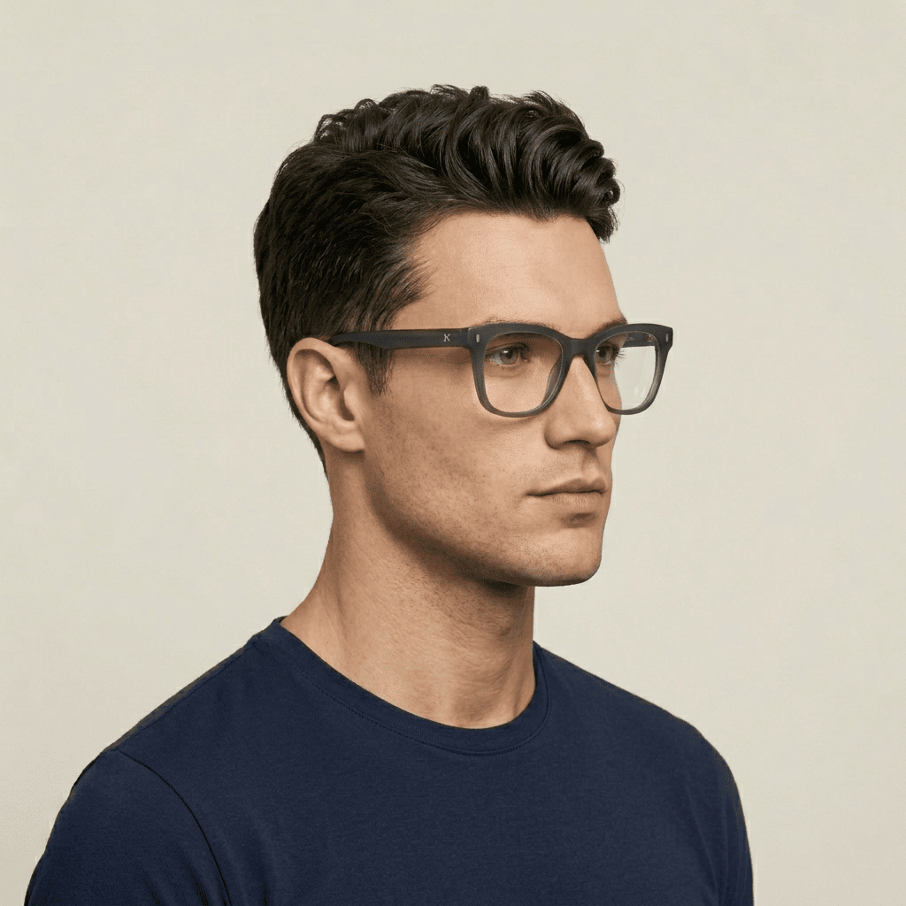 Grey Rectangle Frames for Men