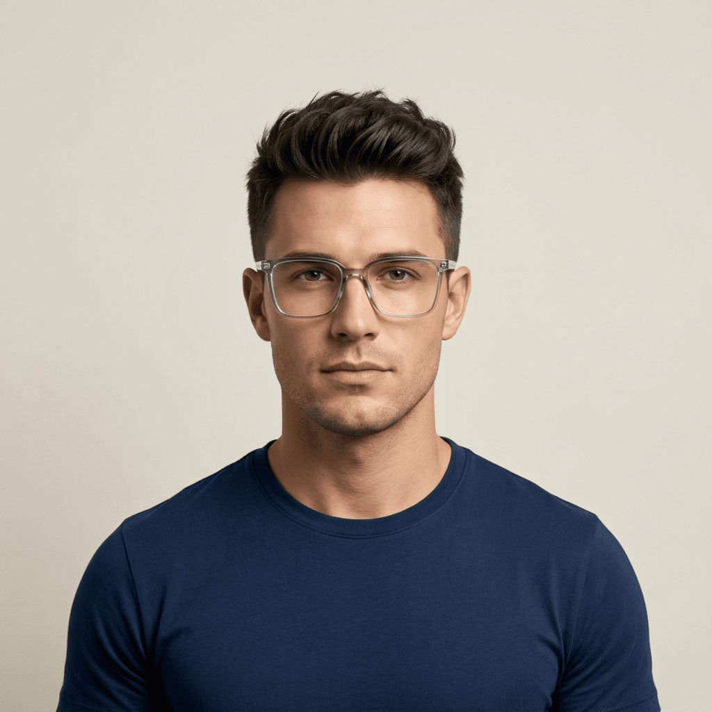 Grey Rectangle Frames for Men