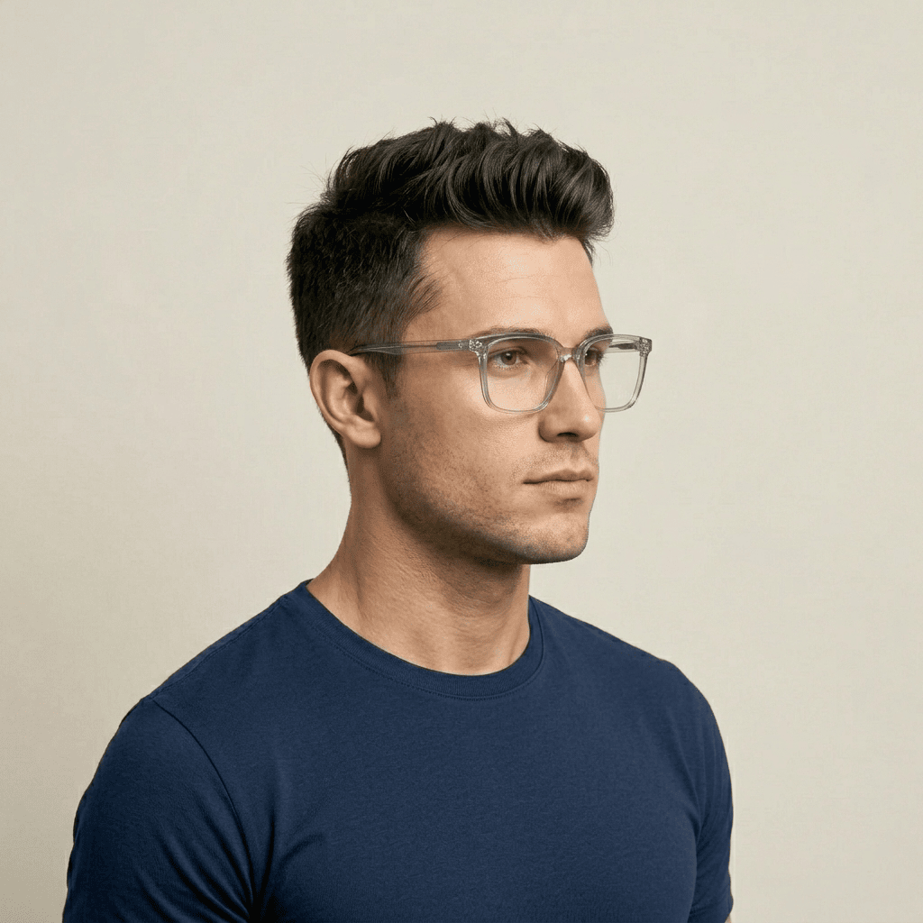 Grey Rectangle Frames for Men