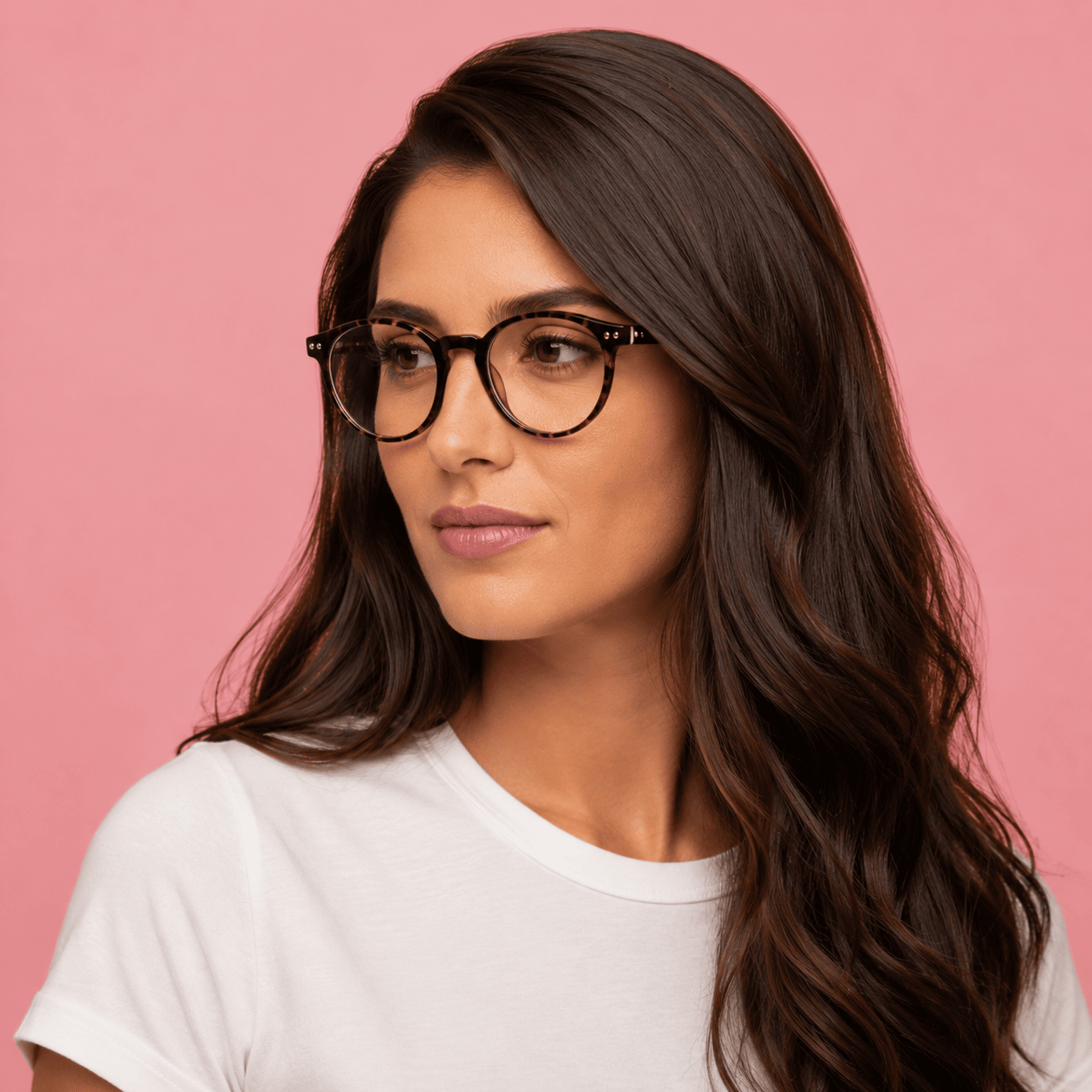 Brown Square Frames for Women