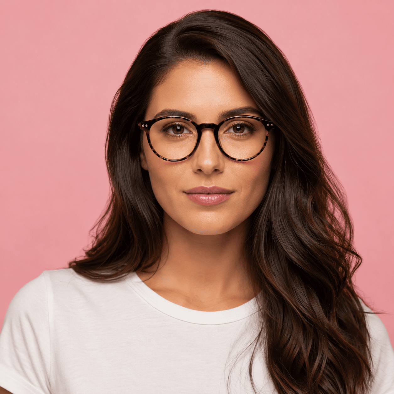 Brown Square Frames for Women