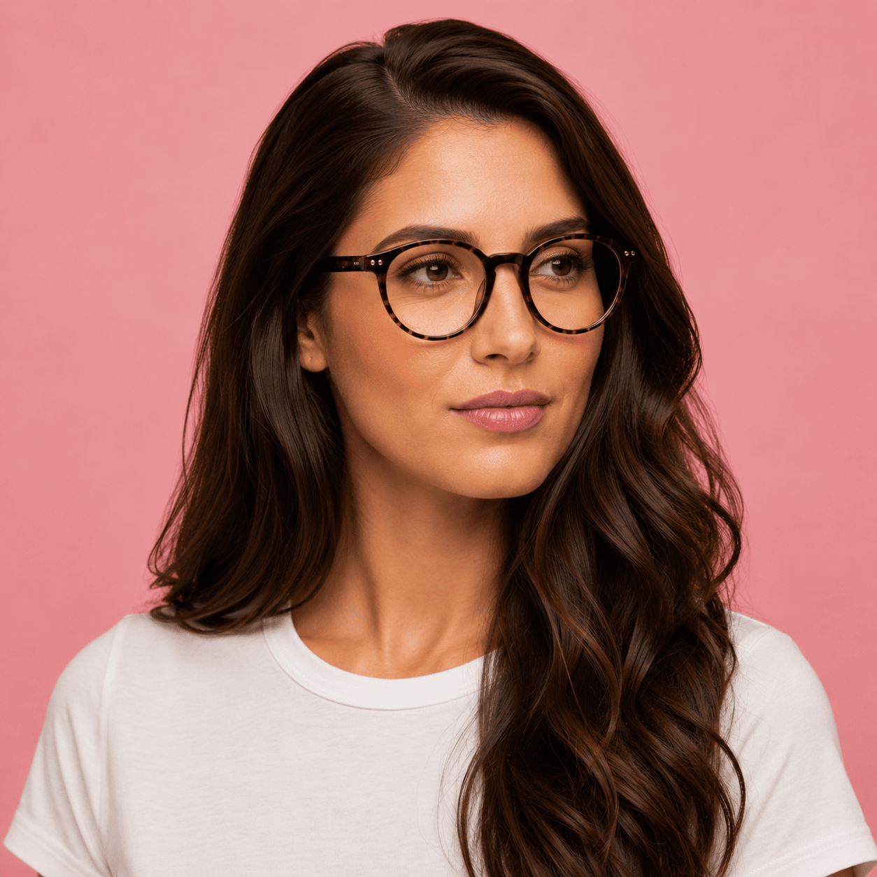 Brown Square Frames for Women