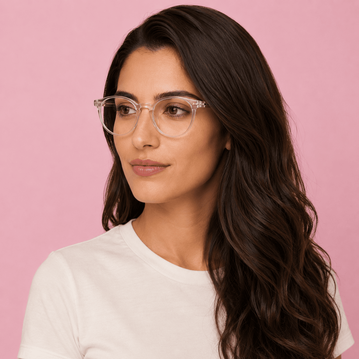 Clear Round Frames for Women
