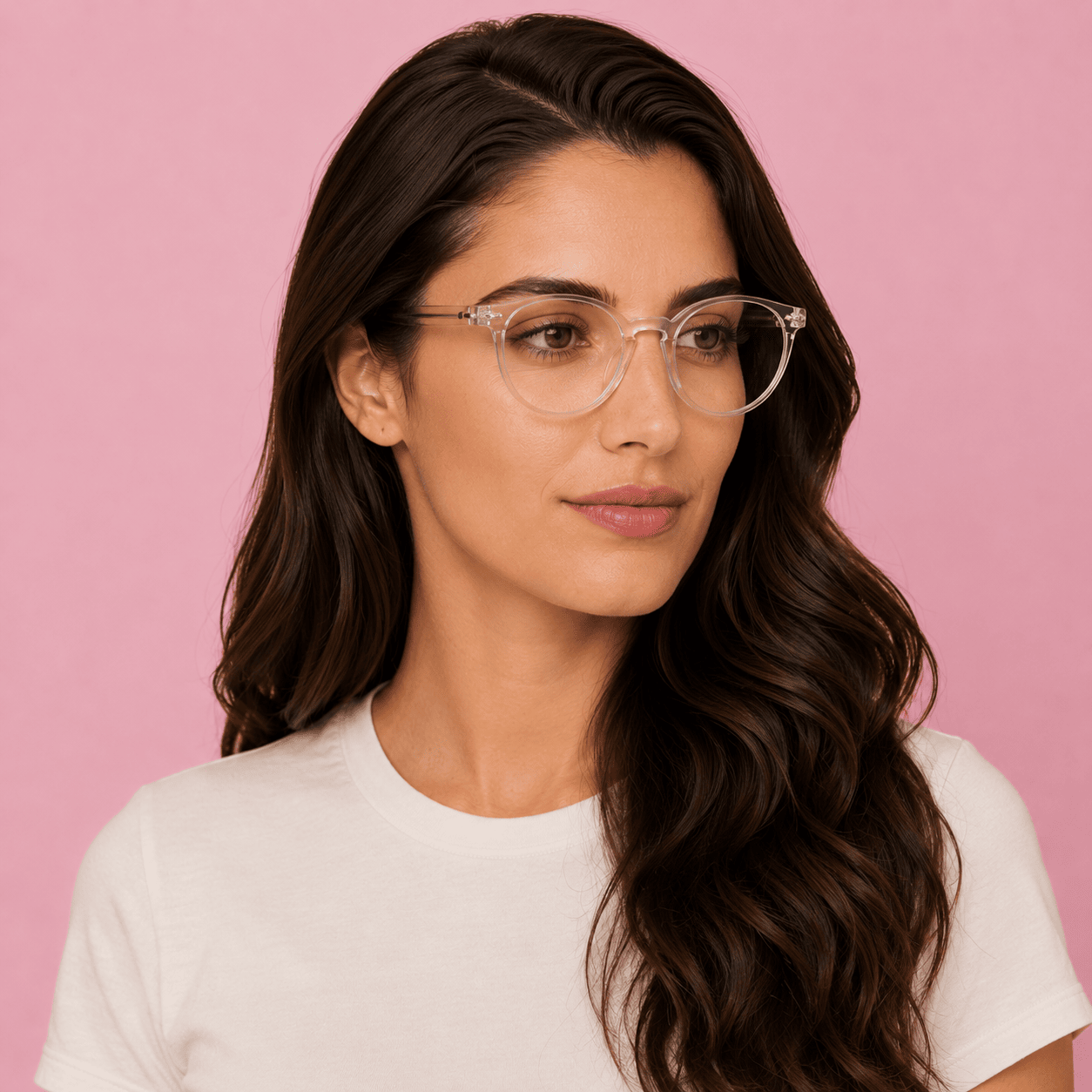Clear Round Frames for Women