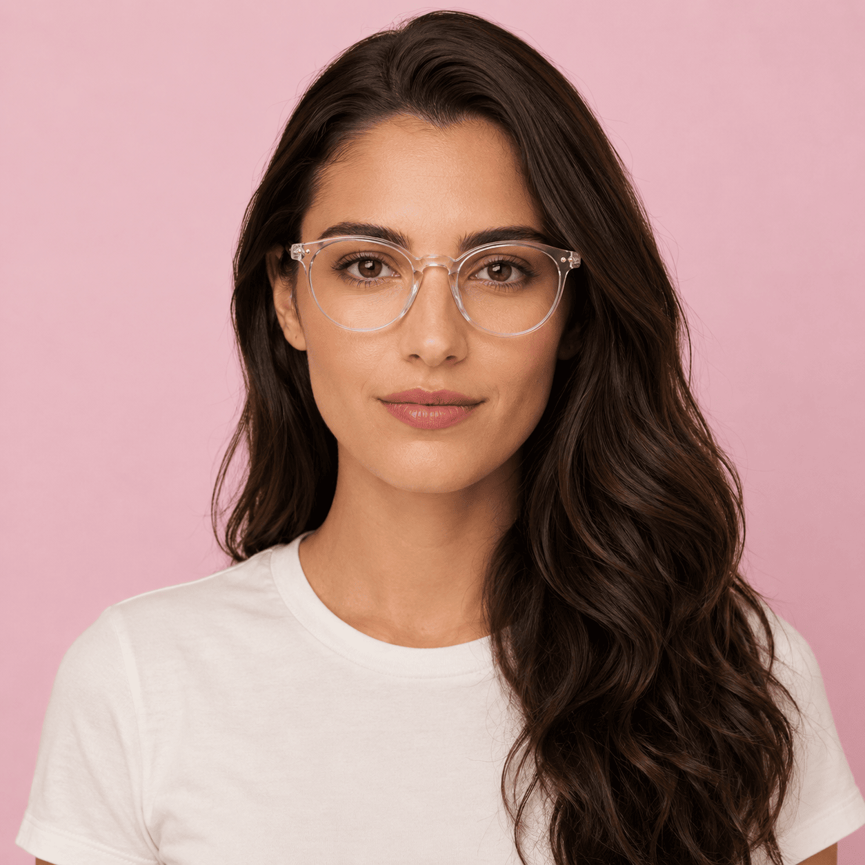 Clear Round Frames for Women