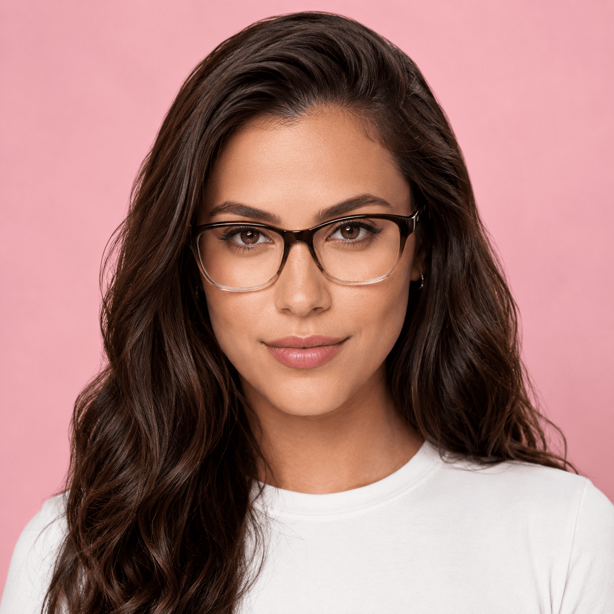 Brown Round Frames for Women