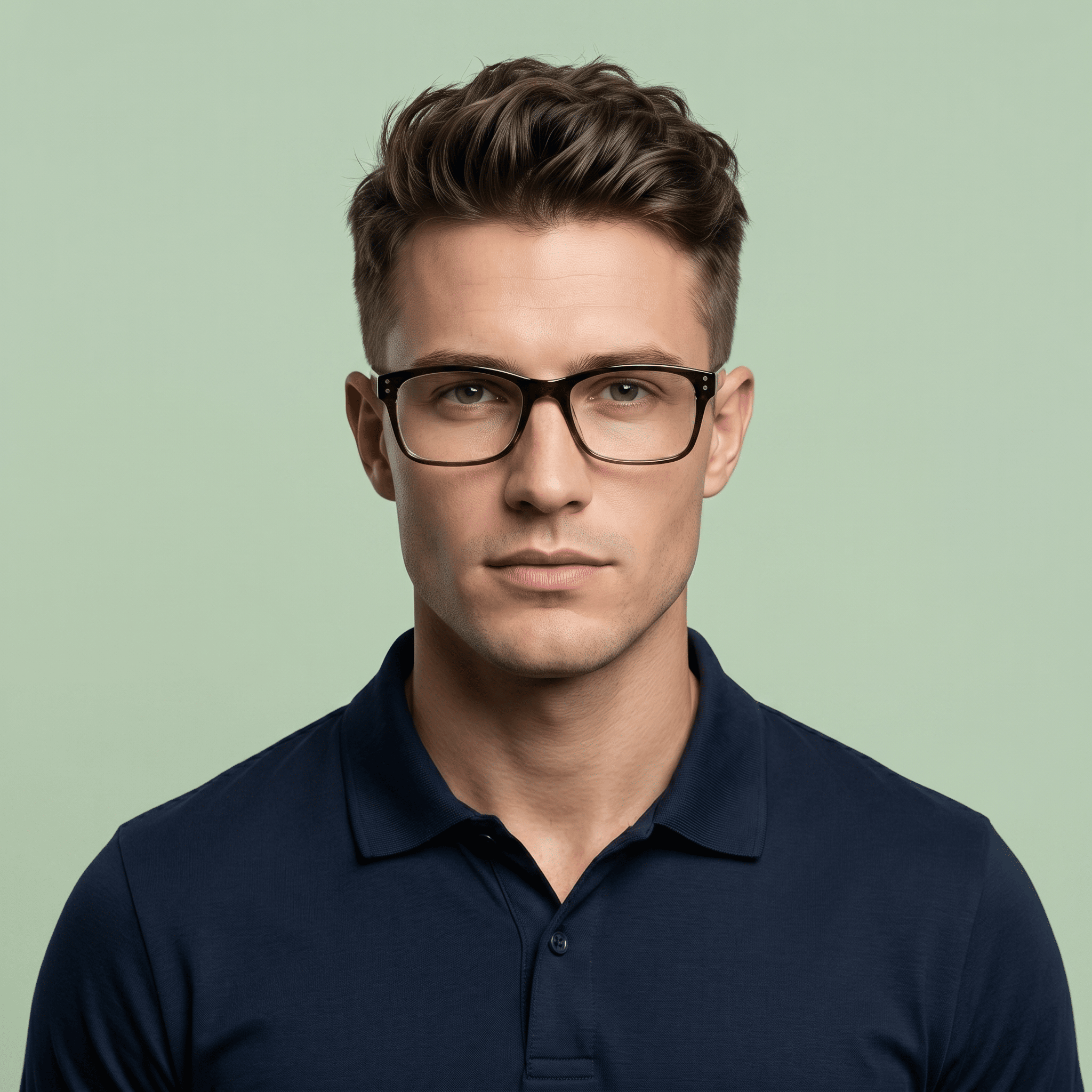 Brown Cat Eye Frames for Men