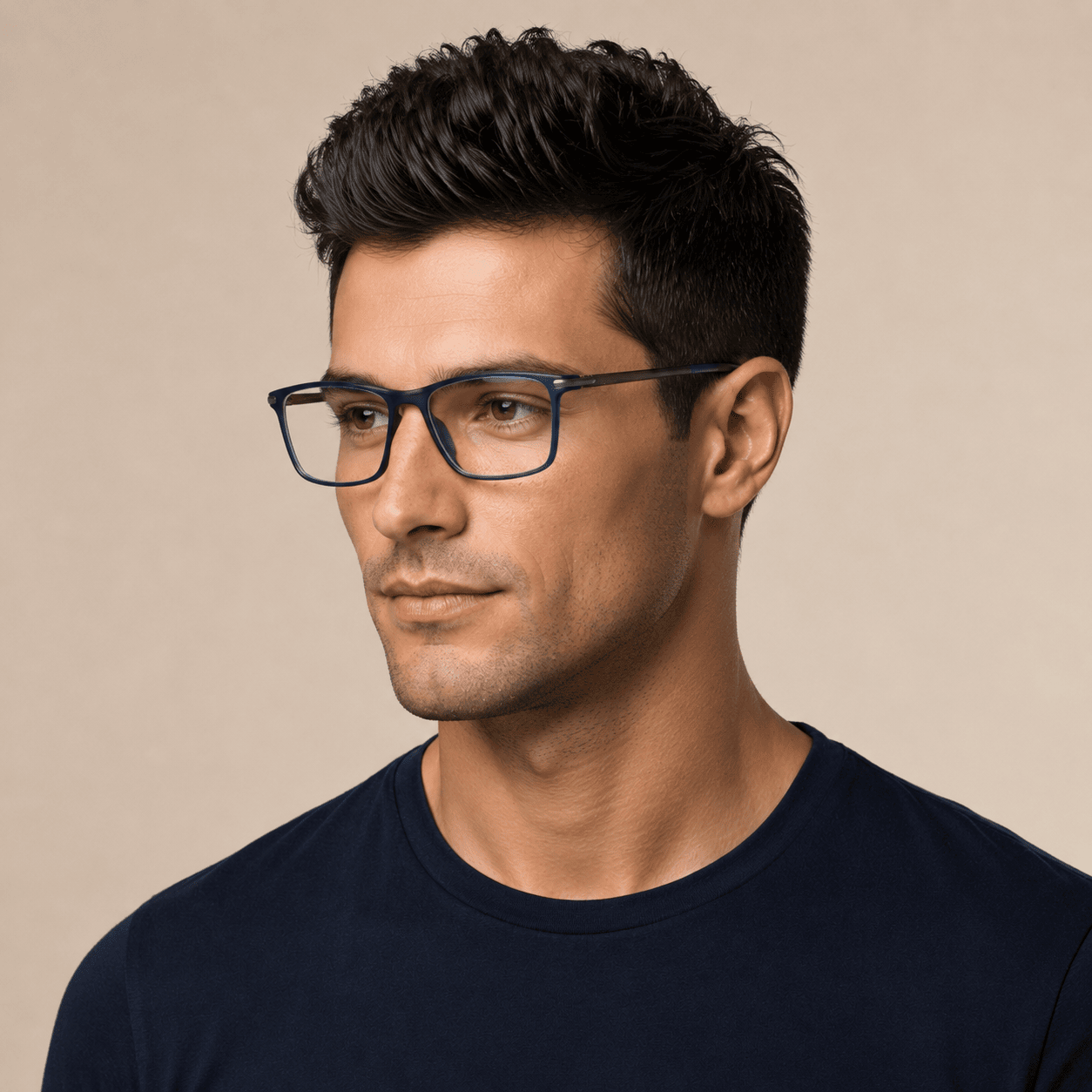 Blue Square Frames for Men