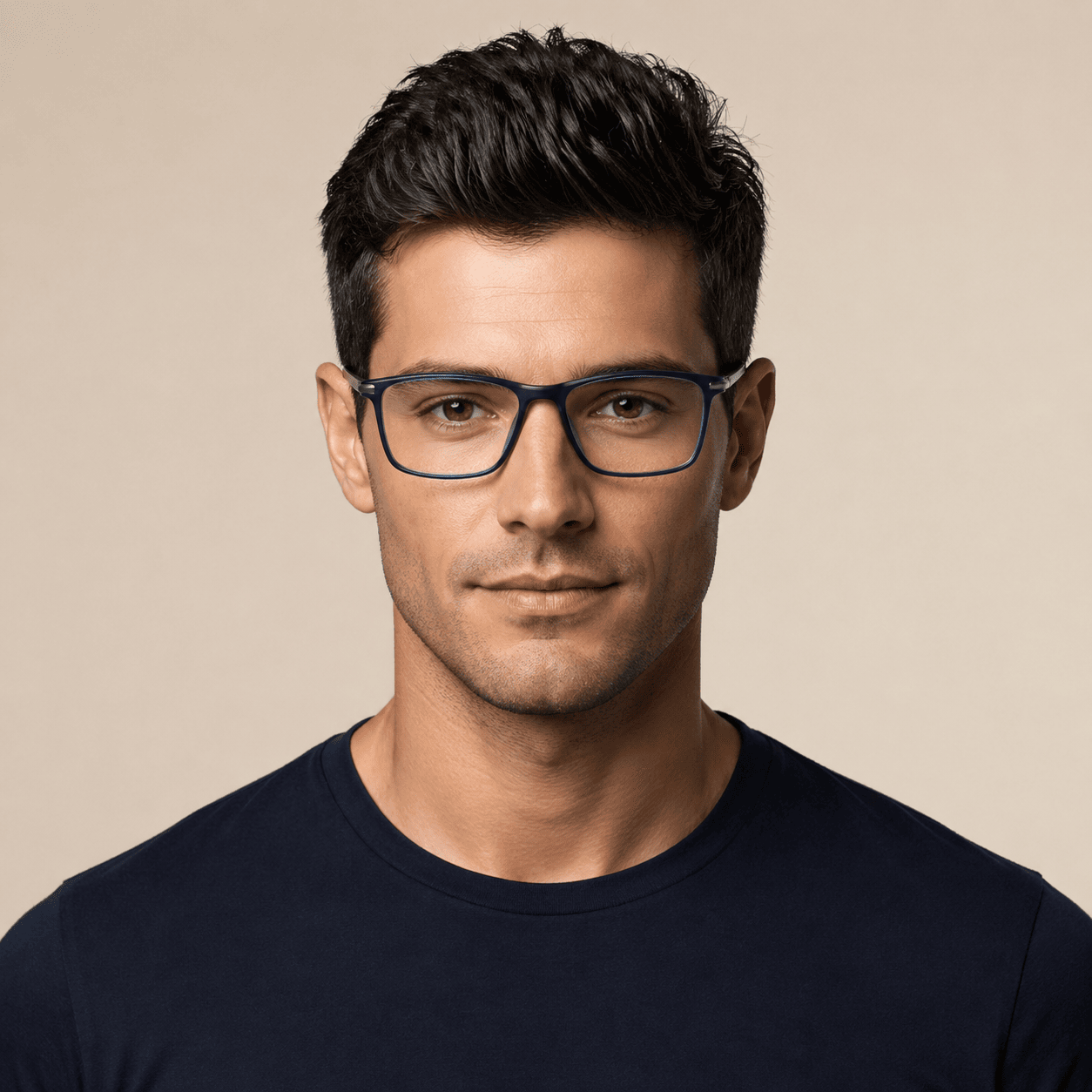Blue Square Frames for Men