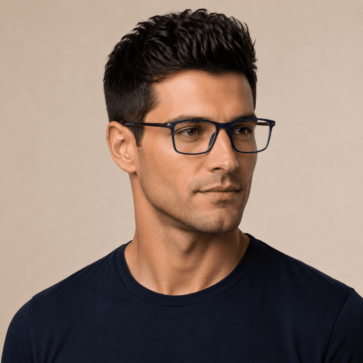 Blue Square Frames for Men
