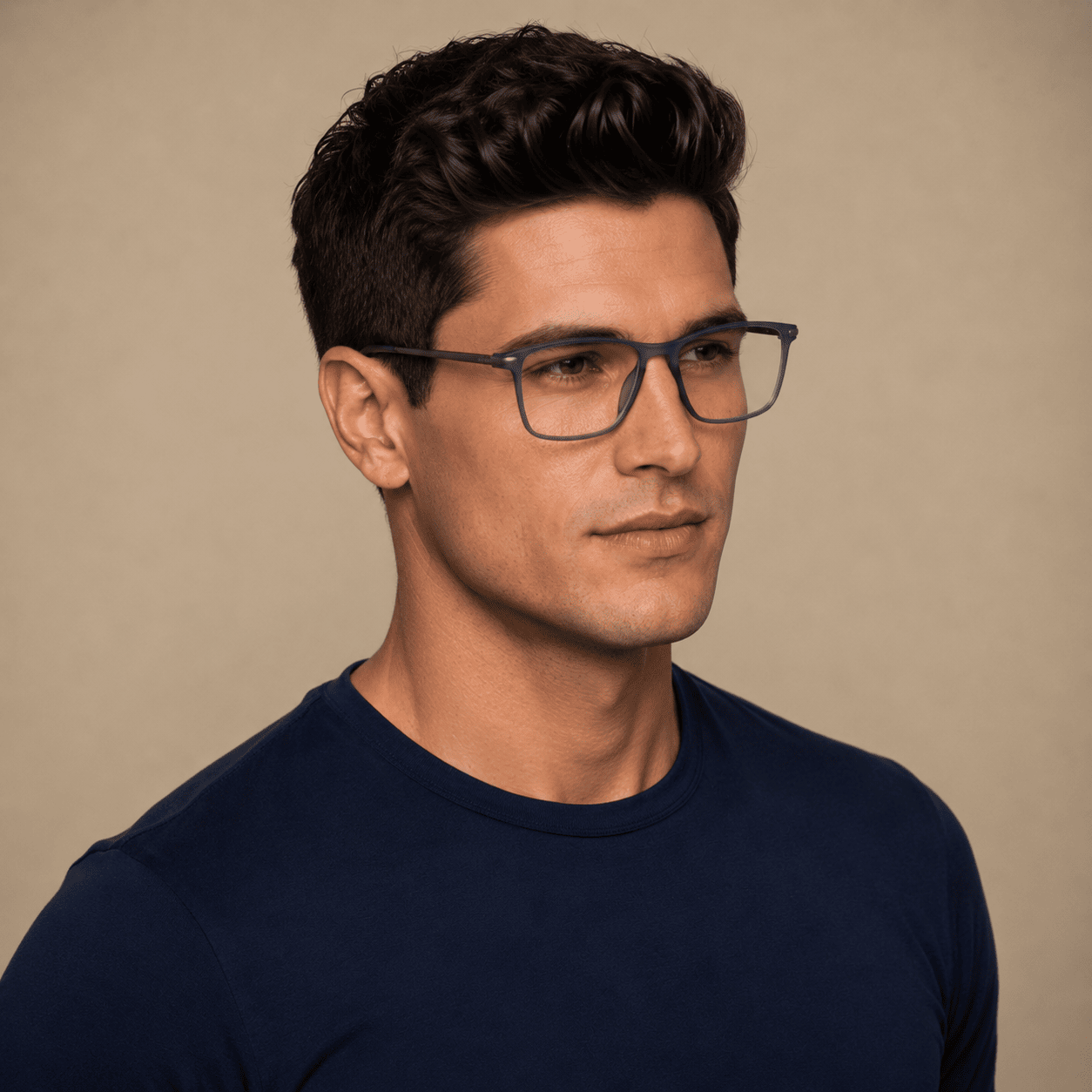 Grey Rectangle Frames for Men