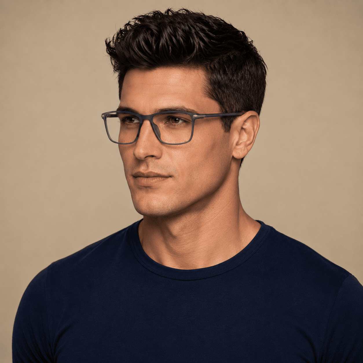 Grey Rectangle Frames for Men