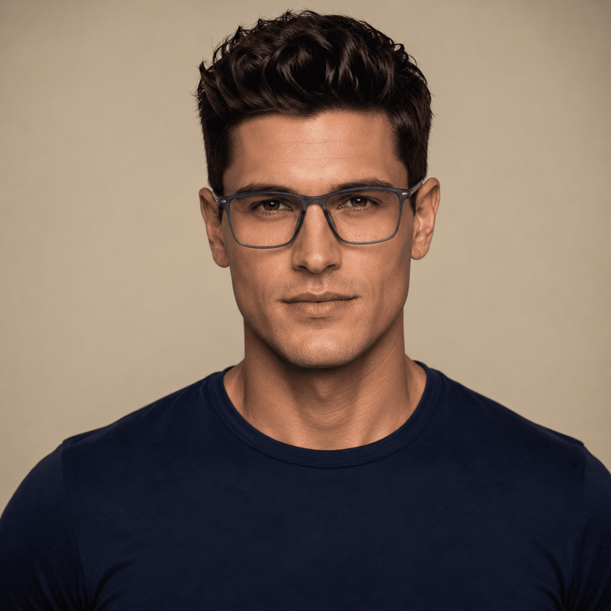 Grey Rectangle Frames for Men