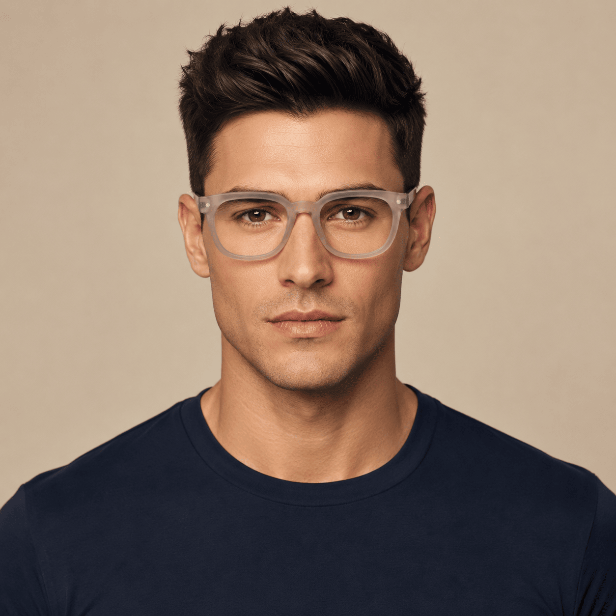 Grey Rectangle Frames for Men