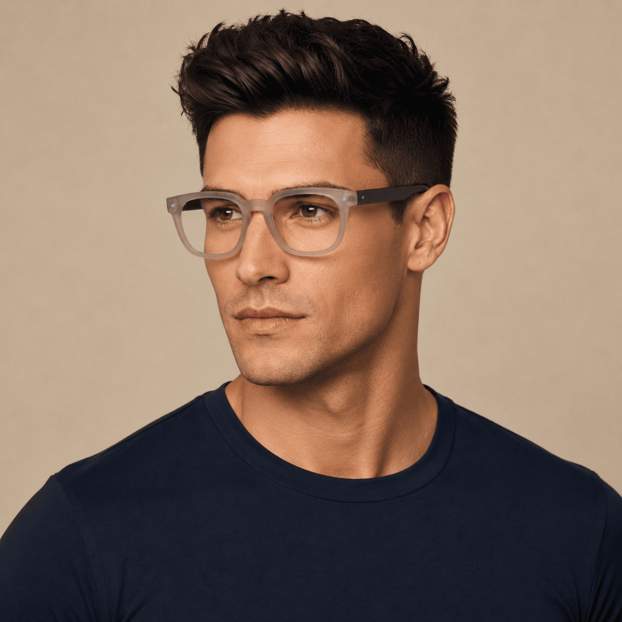 Grey Rectangle Frames for Men