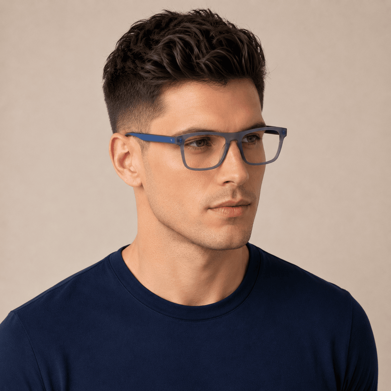 Grey Rectangle Frames for Men