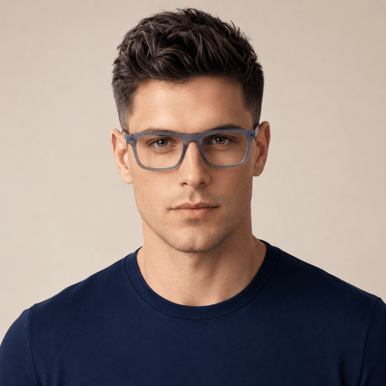 Grey Rectangle Frames for Men