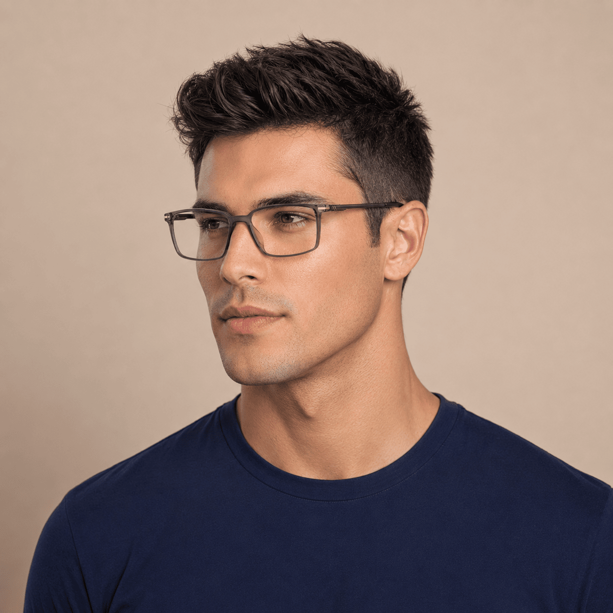 Grey Rectangle Frames for Men