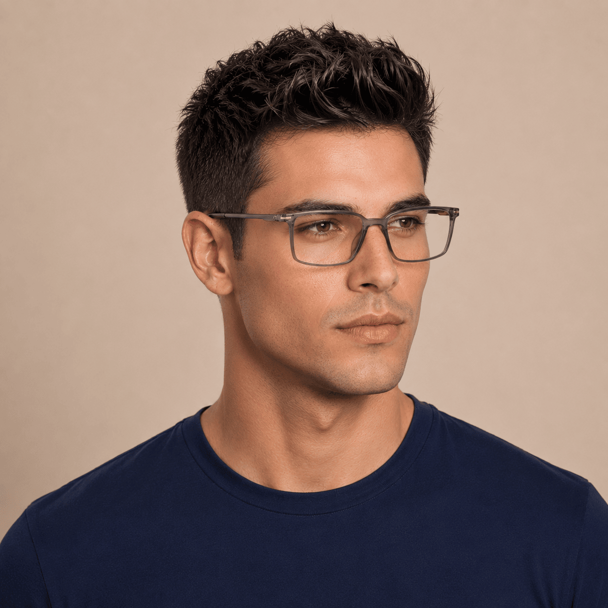 Grey Rectangle Frames for Men