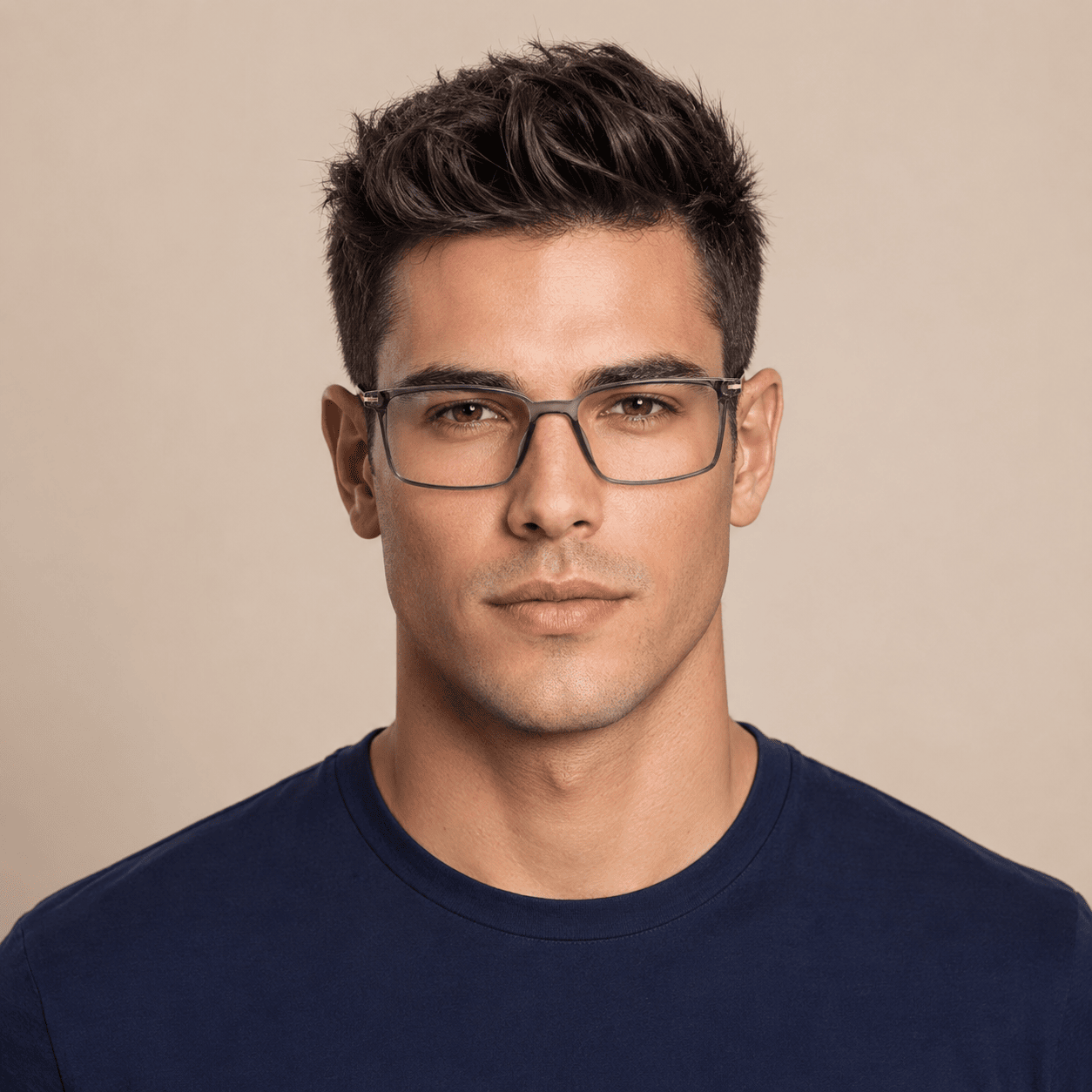 Grey Rectangle Frames for Men