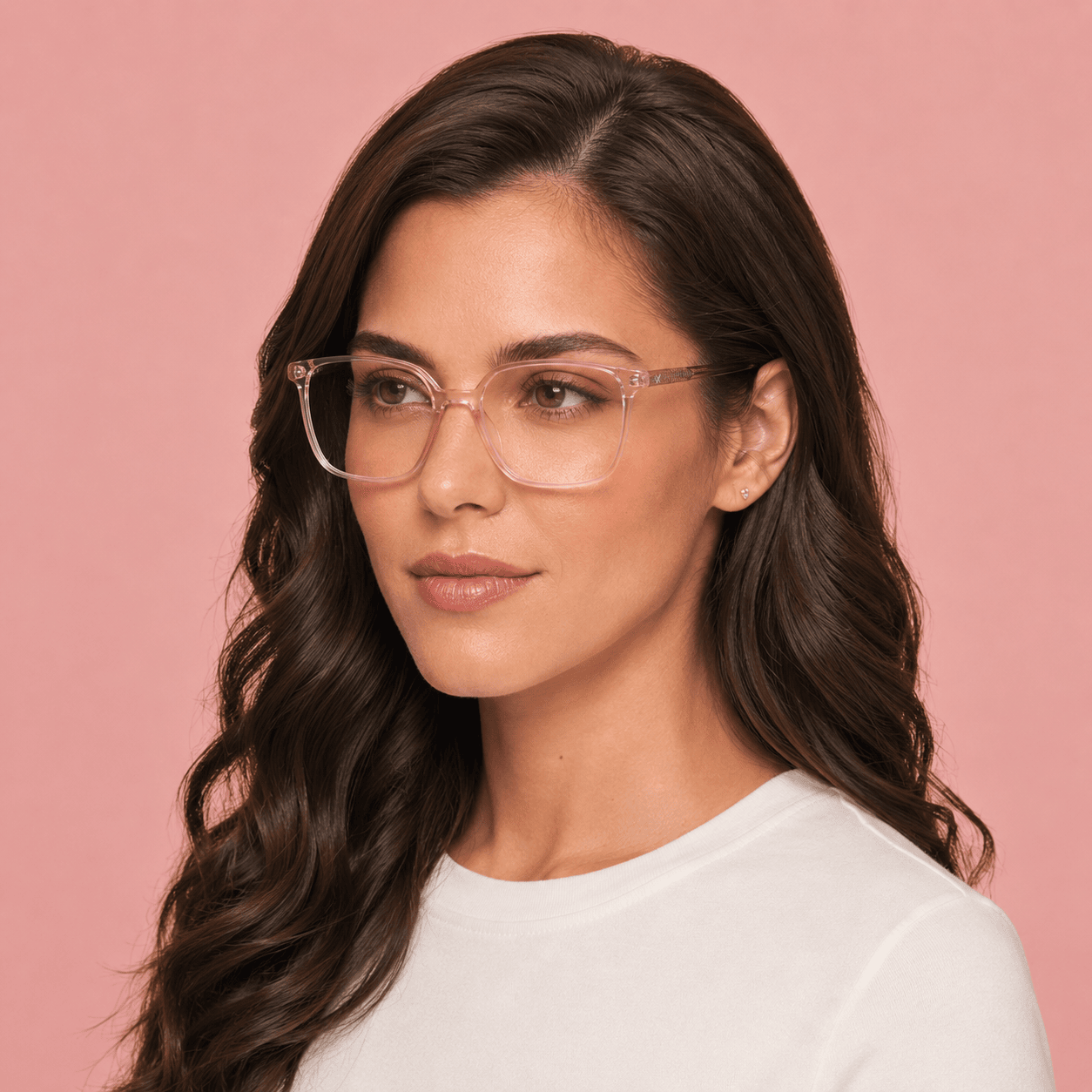 Pink Square Frames for Women