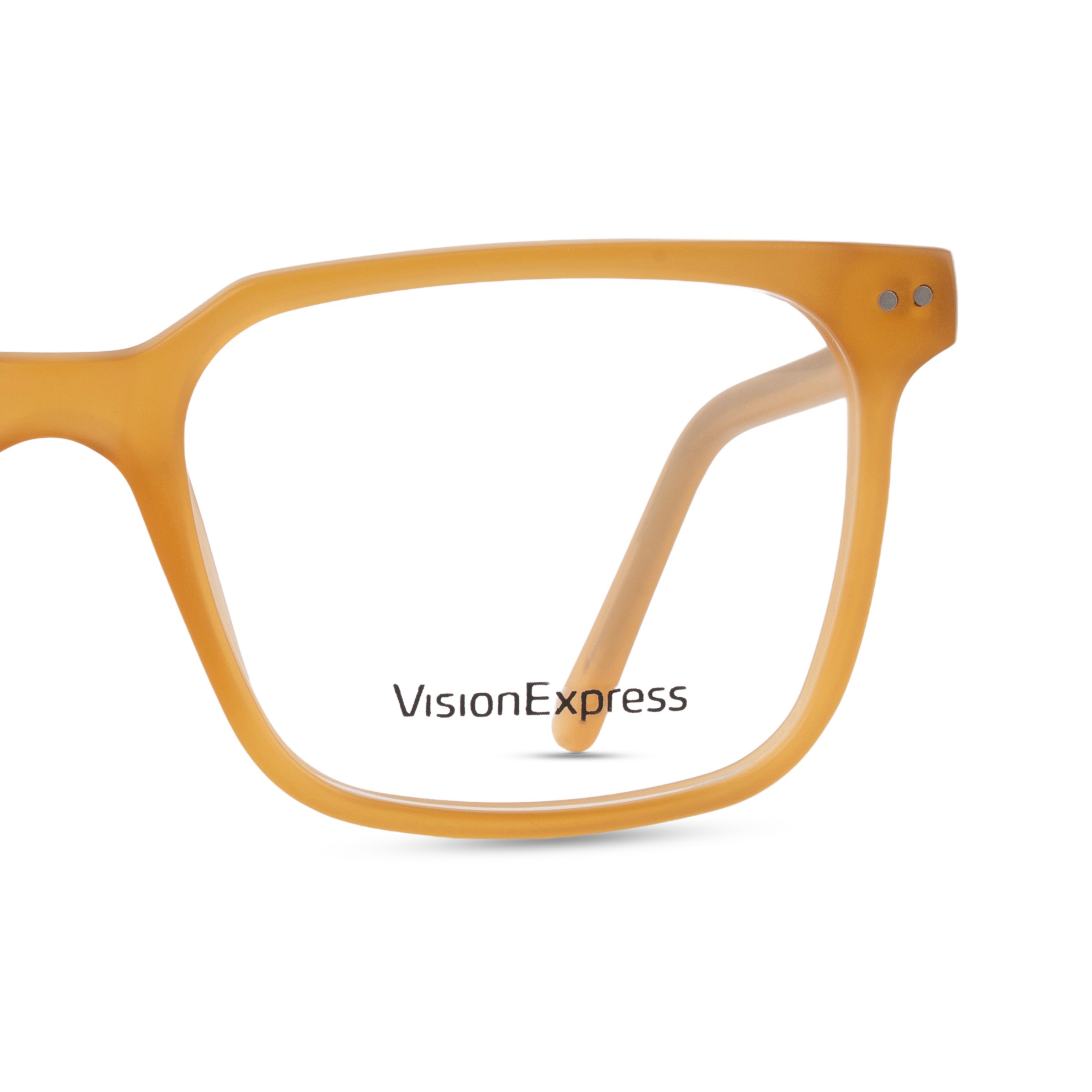 Orange Square Frames for Men