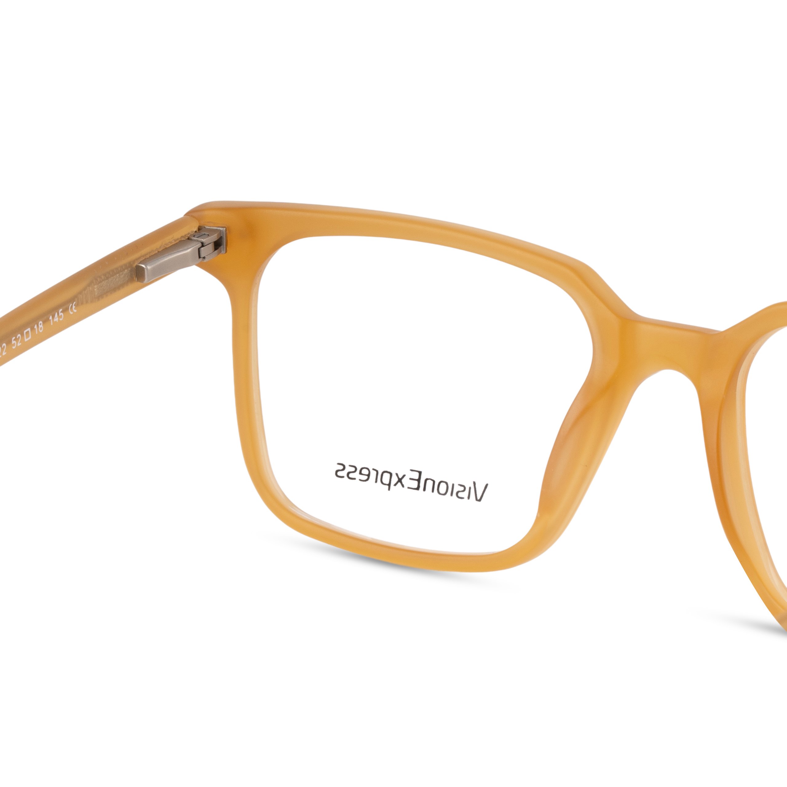 Orange Square Frames for Men
