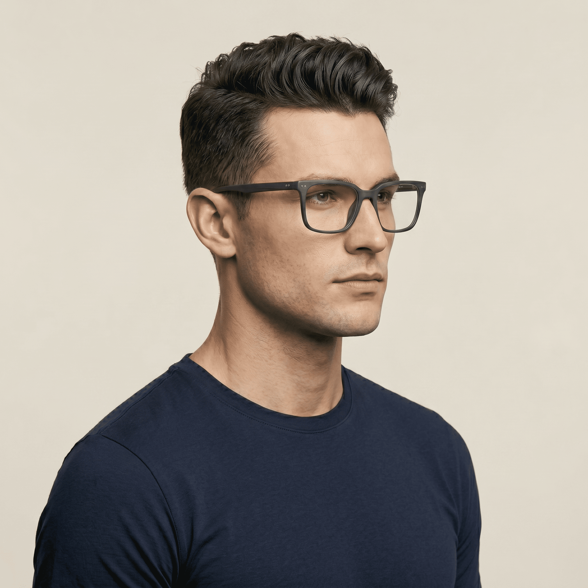 Green Square Frames for Men