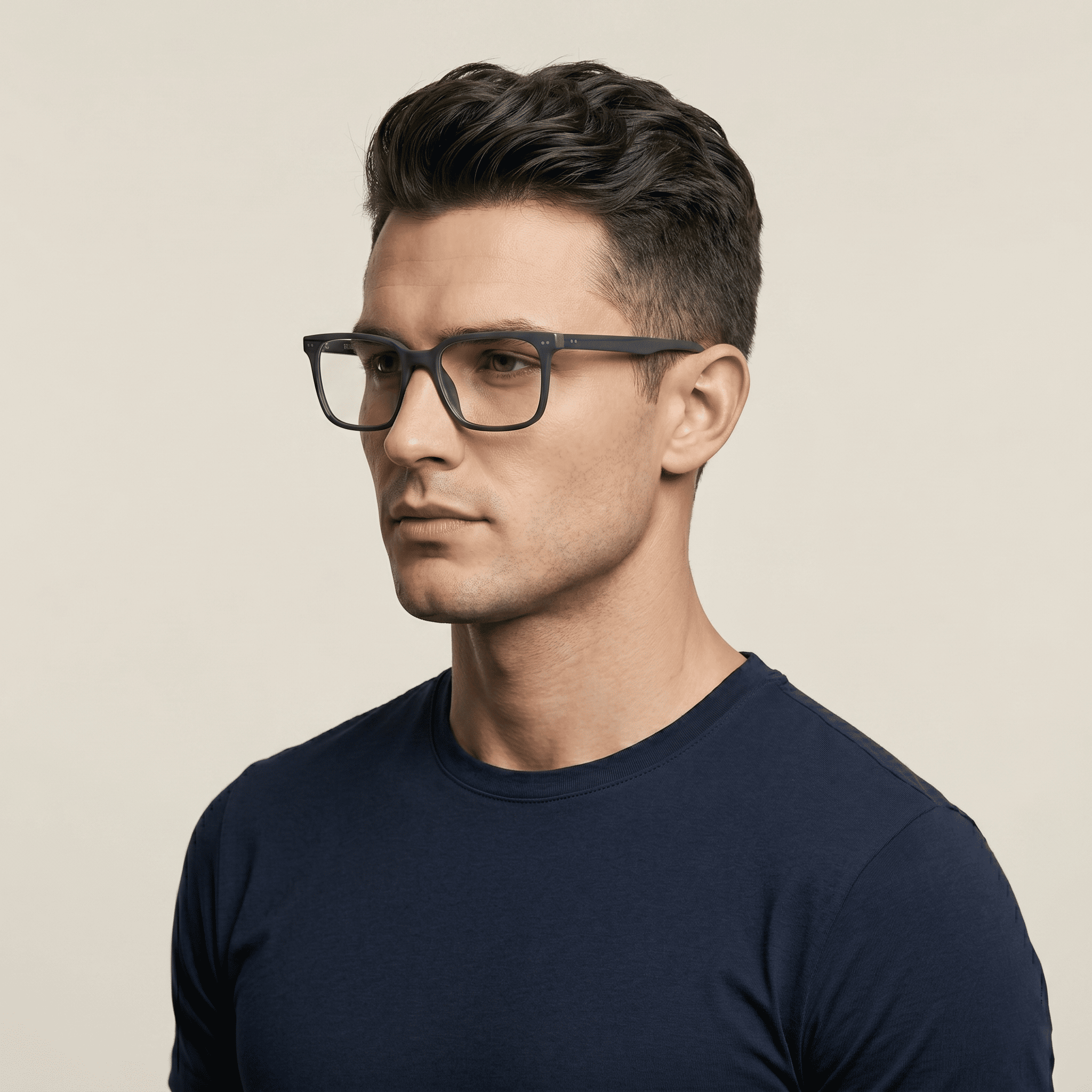 Green Square Frames for Men