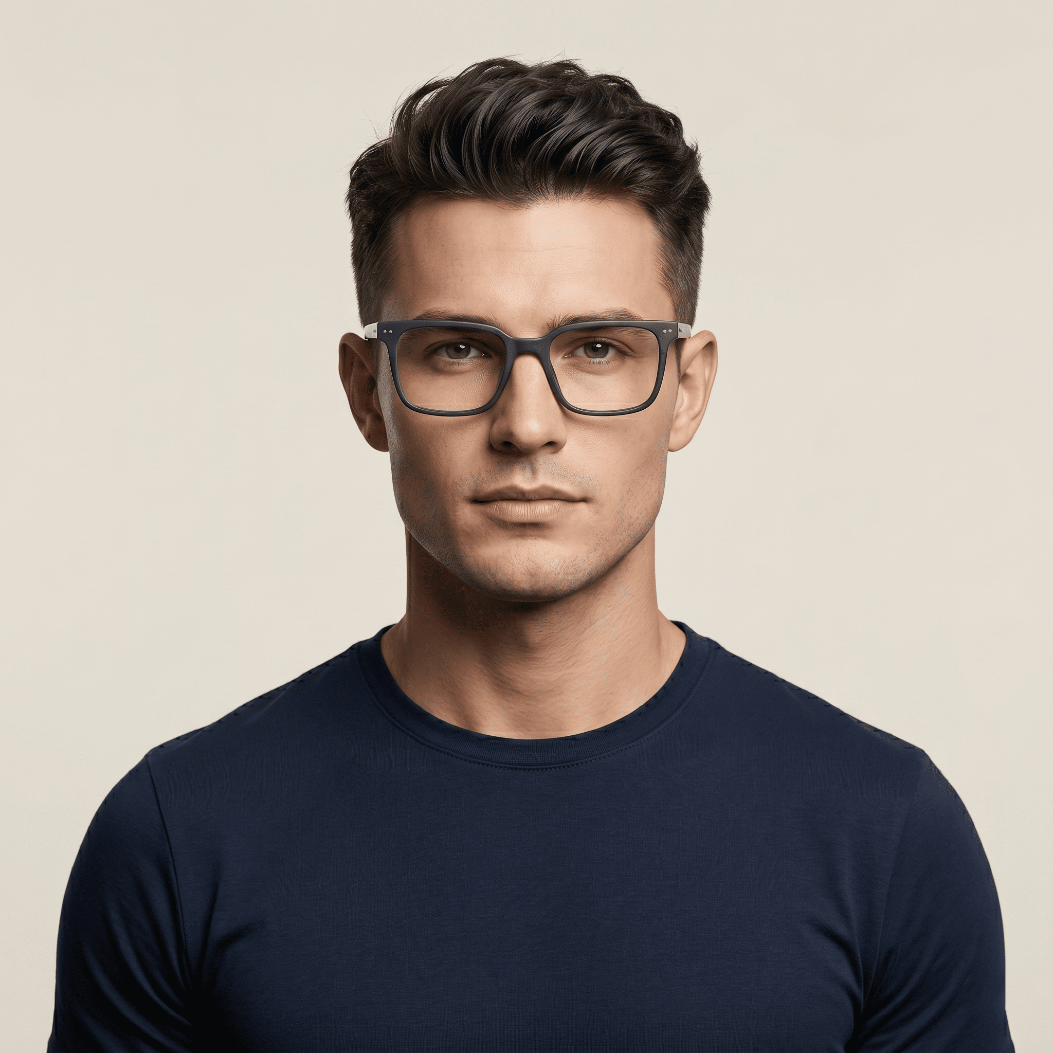 Green Square Frames for Men