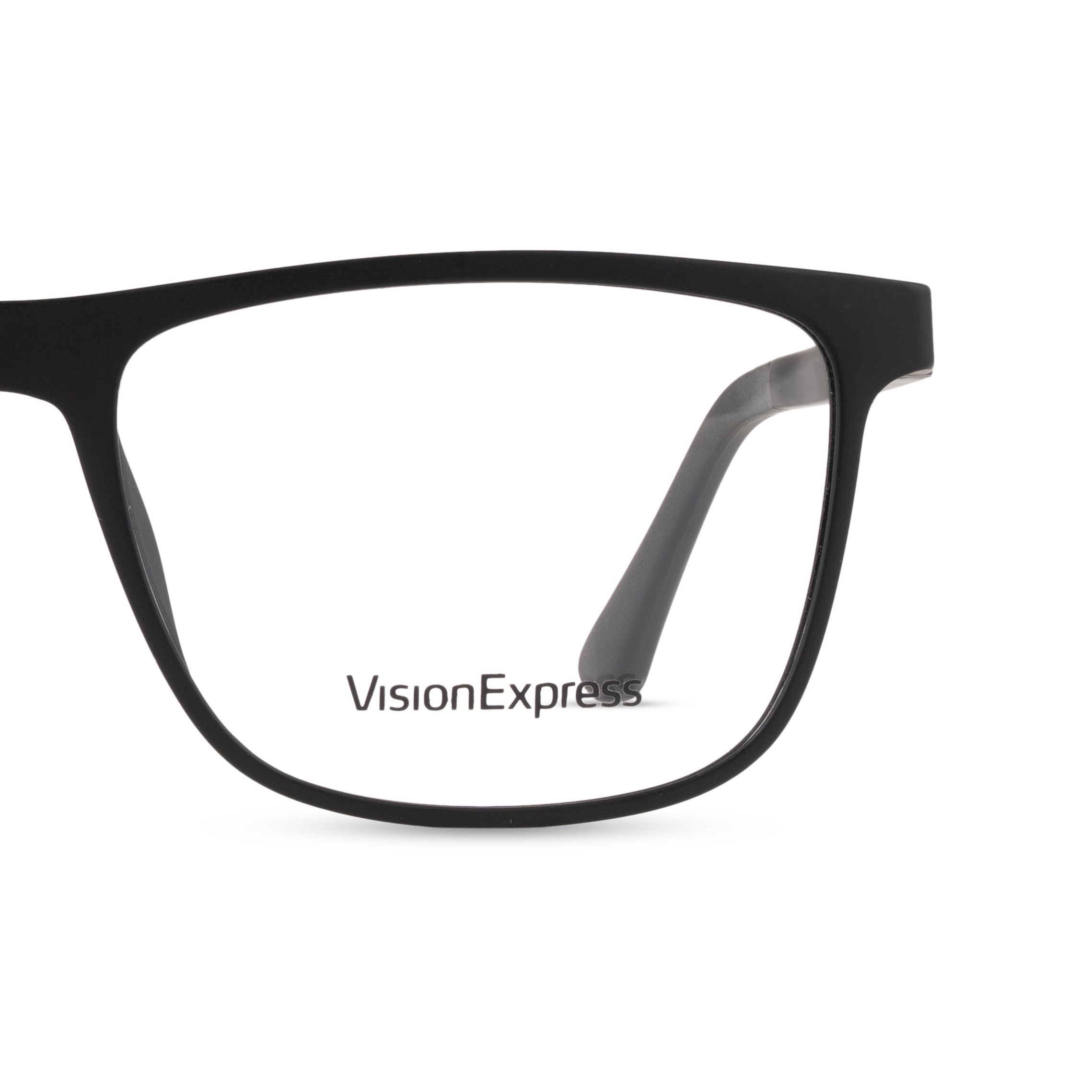 Black Rectangle Frames for Men Clipon