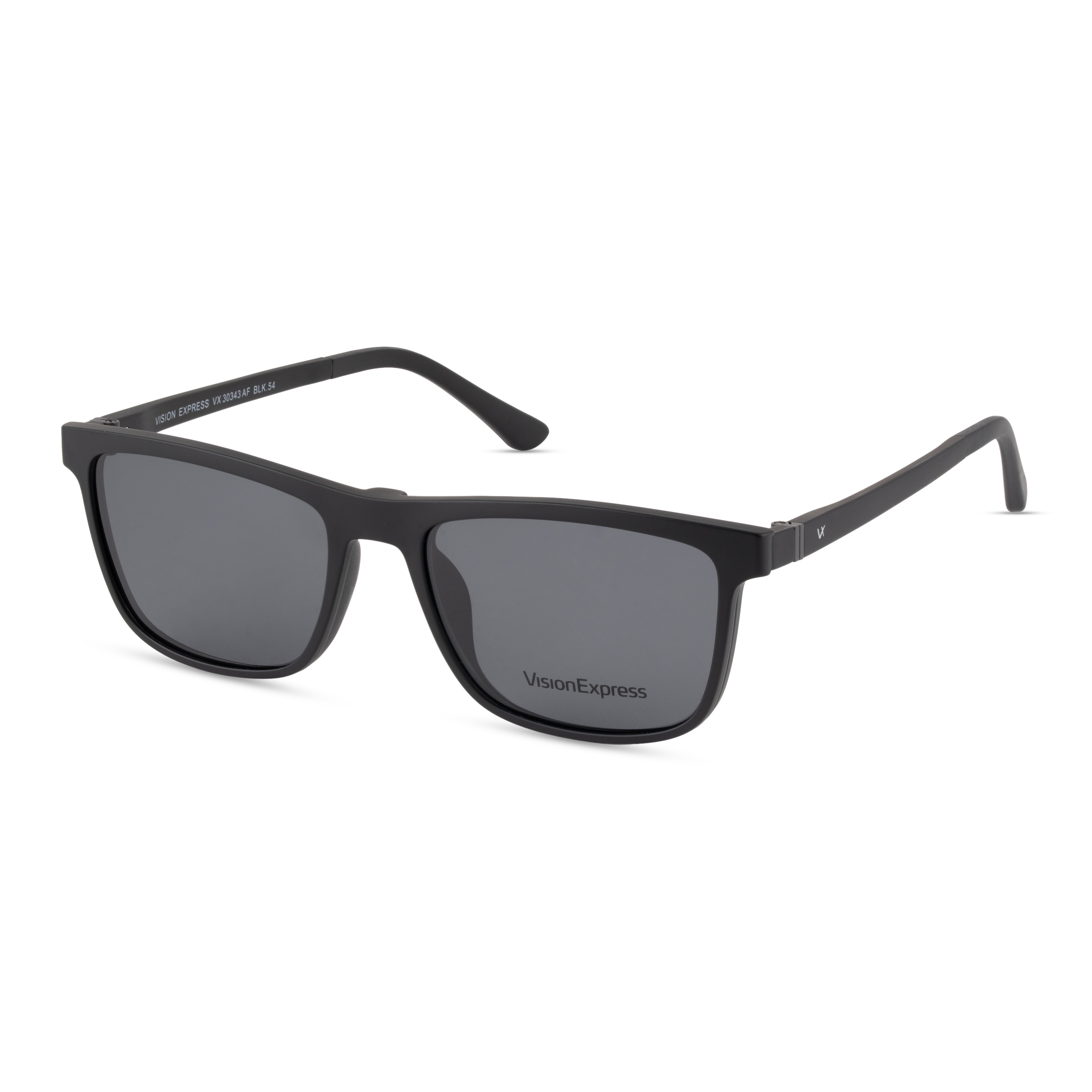 Black Rectangle Frames for Men Clipon