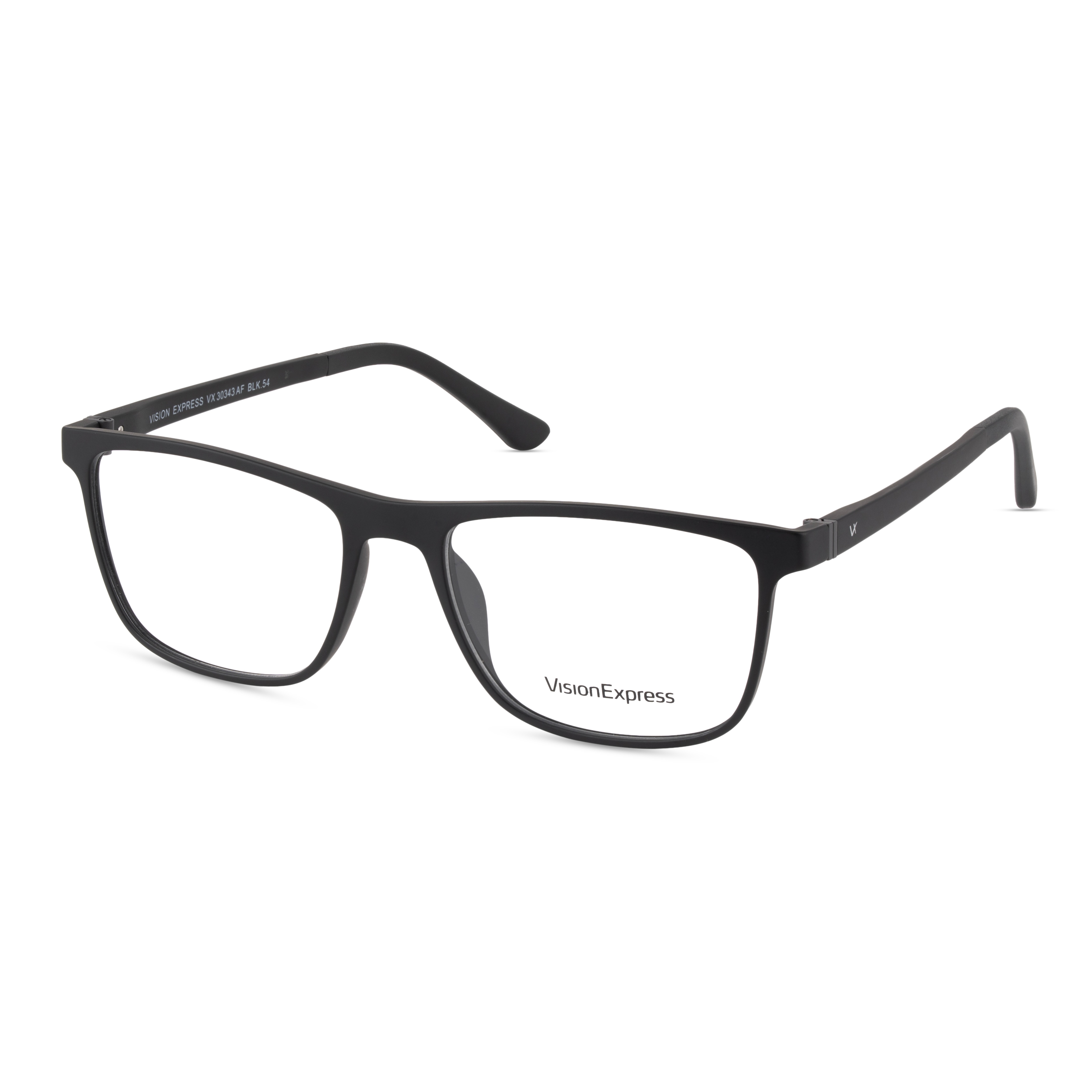Black Rectangle Frames for Men Clipon