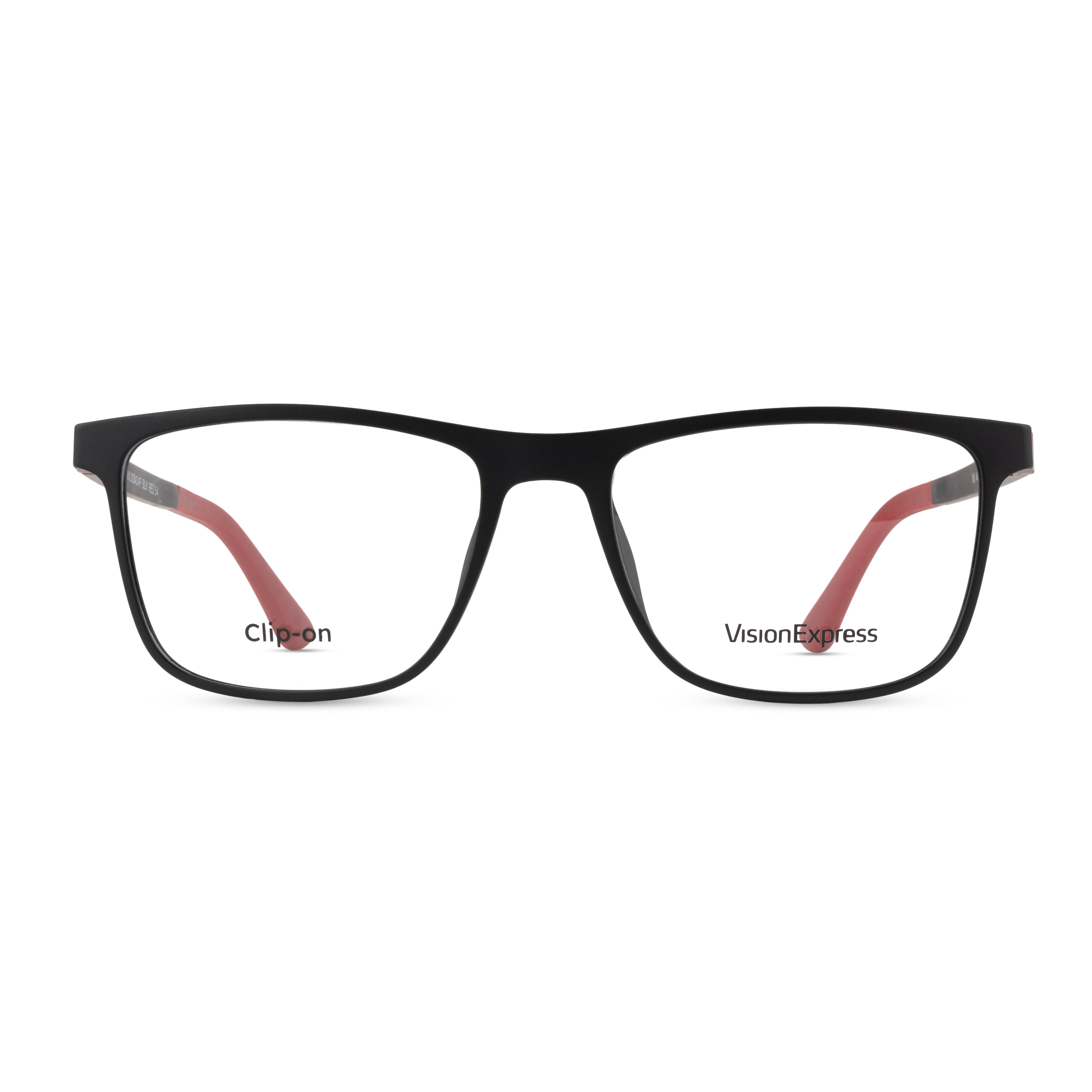 Black Rectangle Frames for Men Clipon