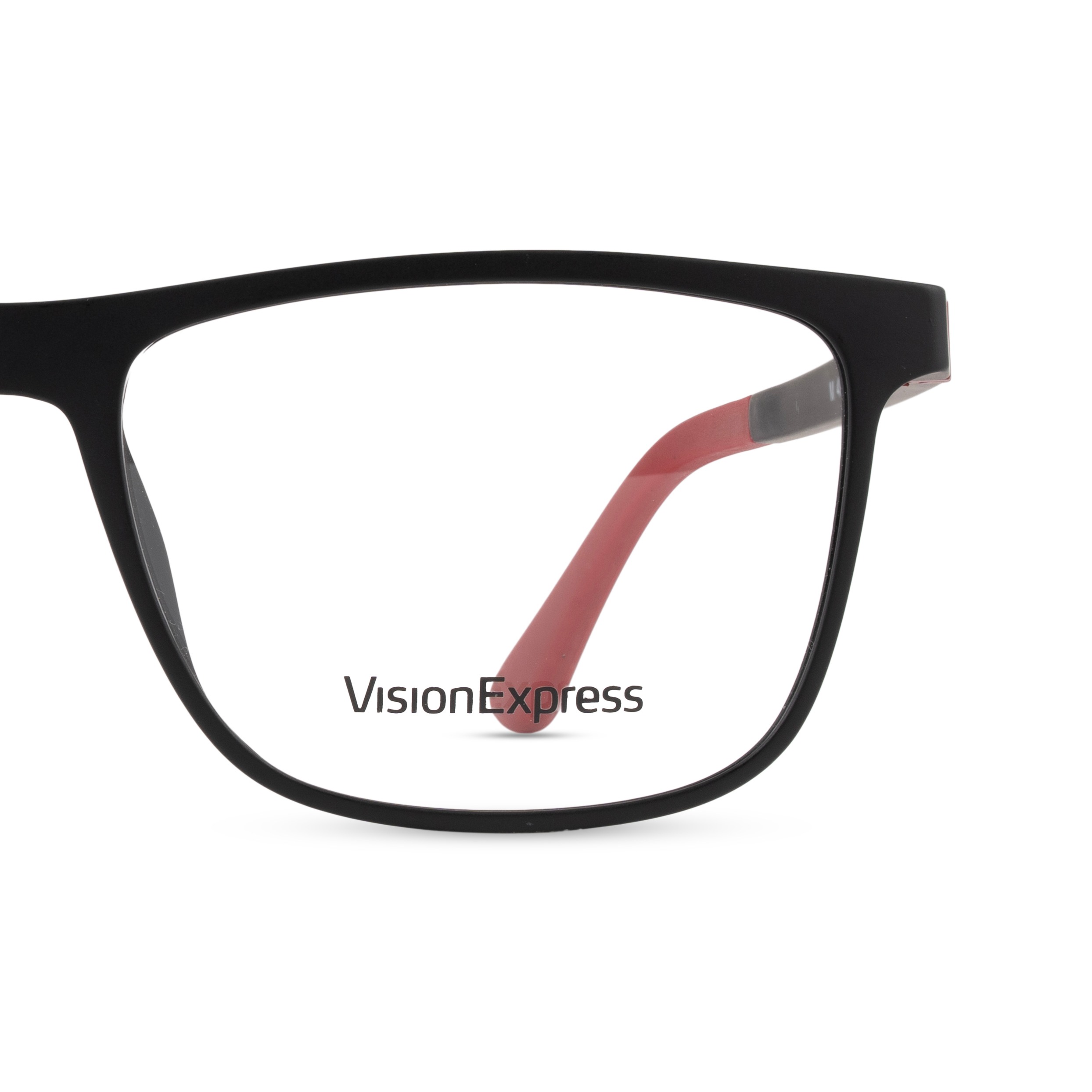 Black Rectangle Frames for Men Clipon