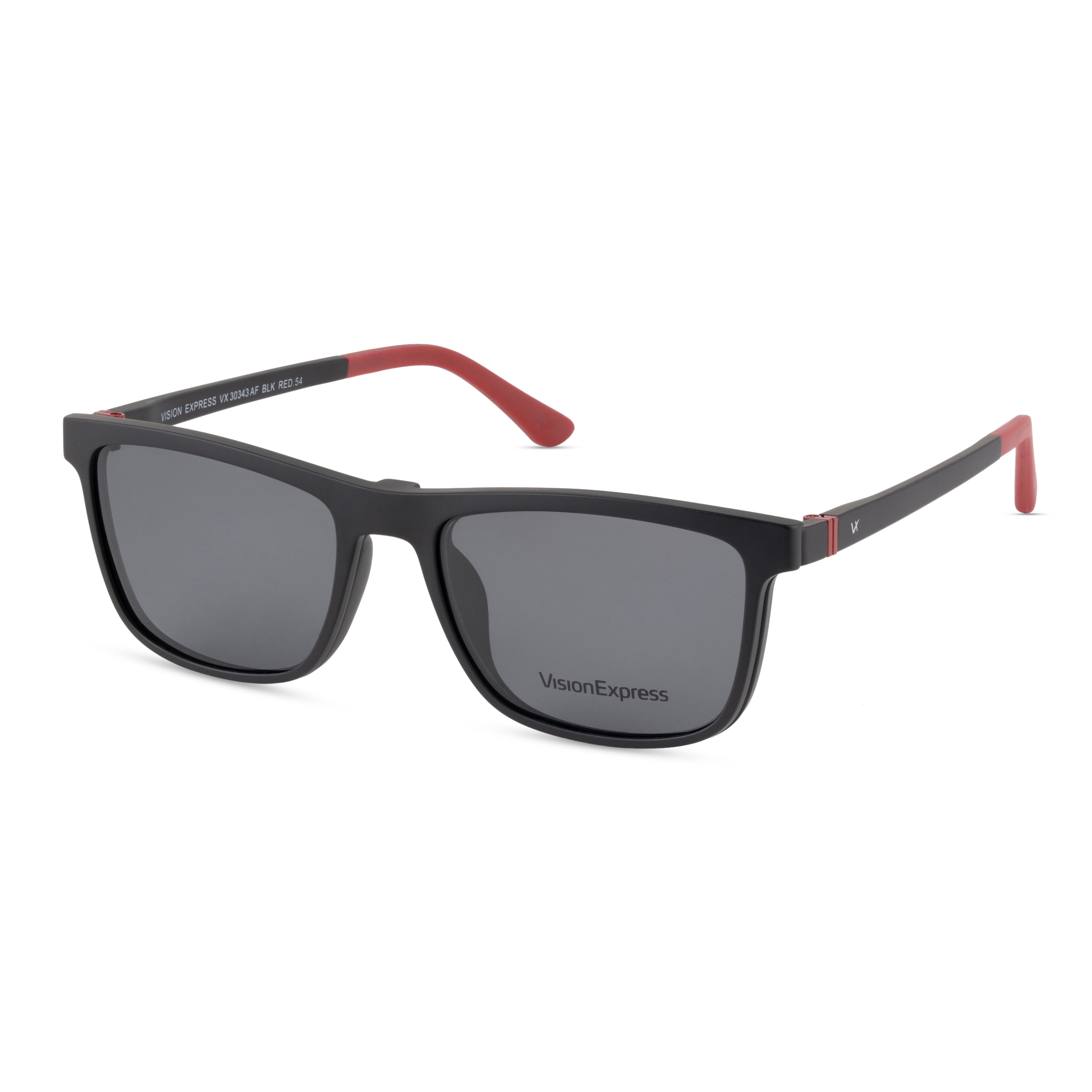 Black Rectangle Frames for Men Clipon