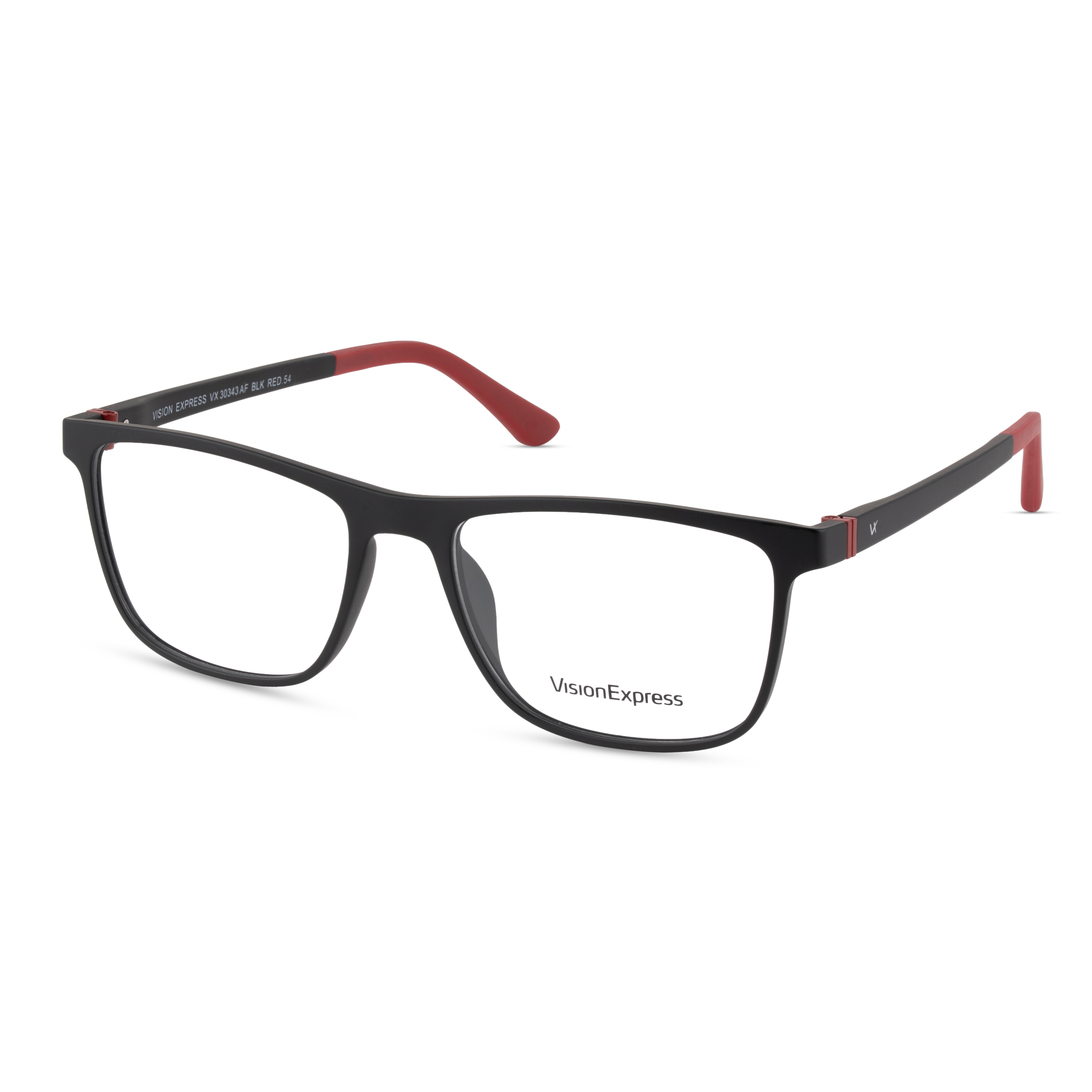 Black Rectangle Frames for Men Clipon