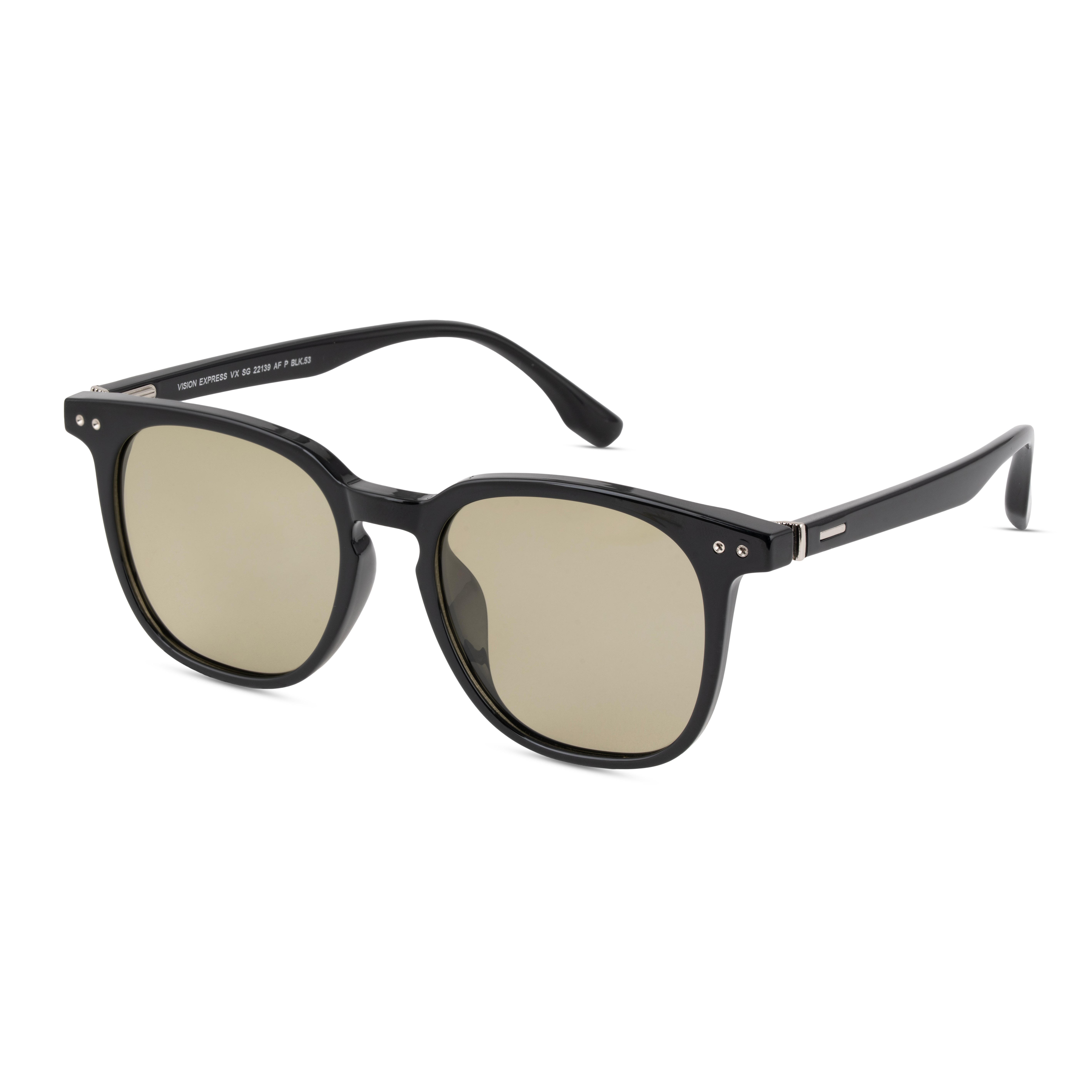 Black Square Sunglasses for Men