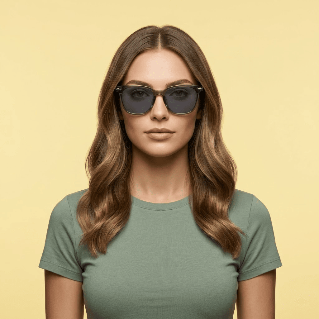 Grey Square Sunglasses for Women