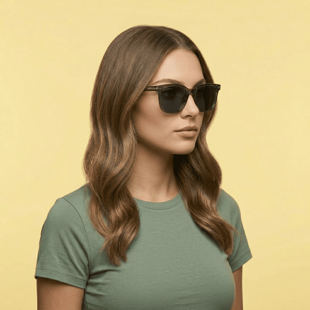 Grey Square Sunglasses for Women