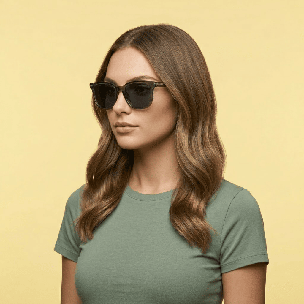 Grey Square Sunglasses for Women