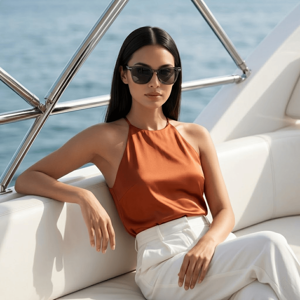 Grey Square Sunglasses for Women