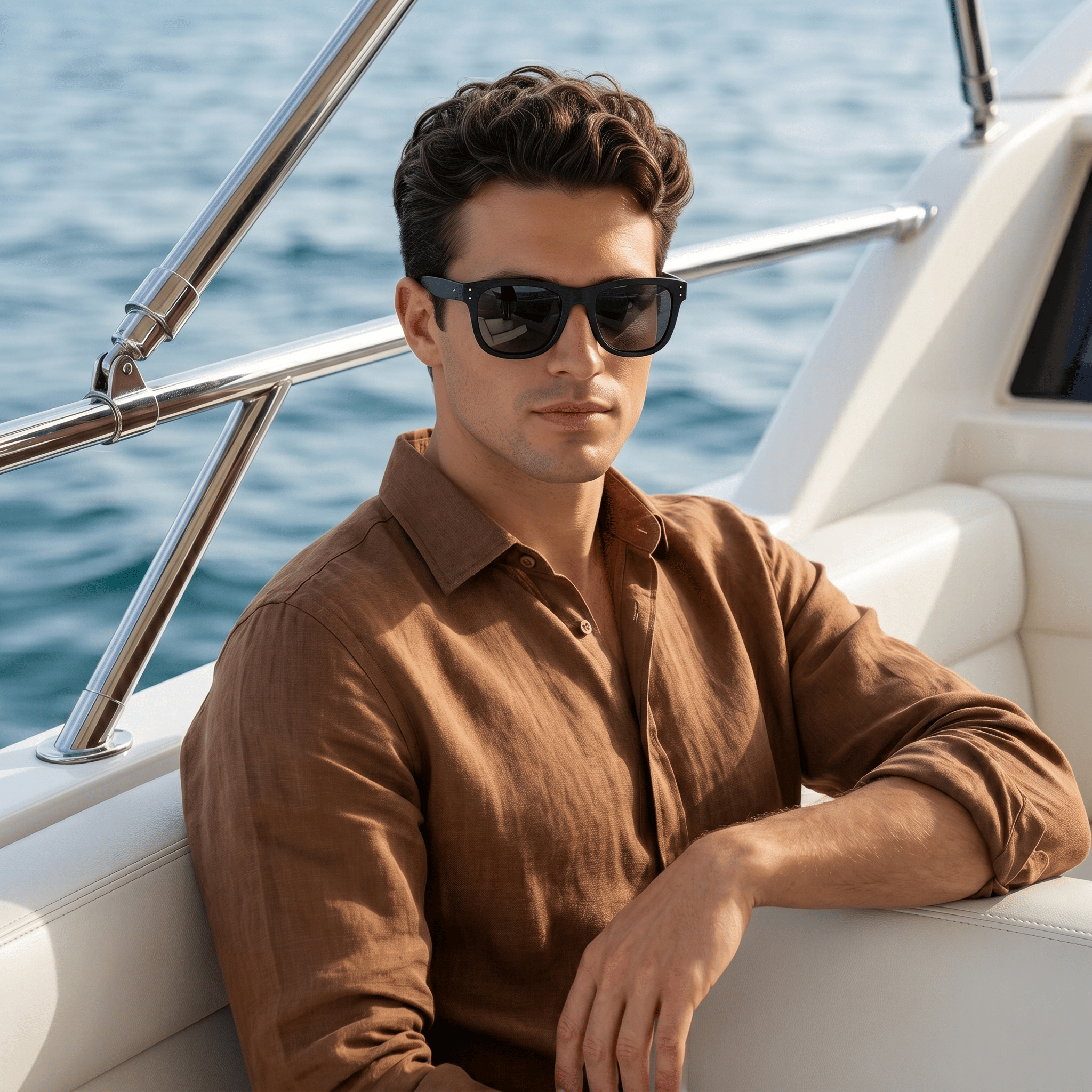 Black Wayfarer Sunglasses for Unisex