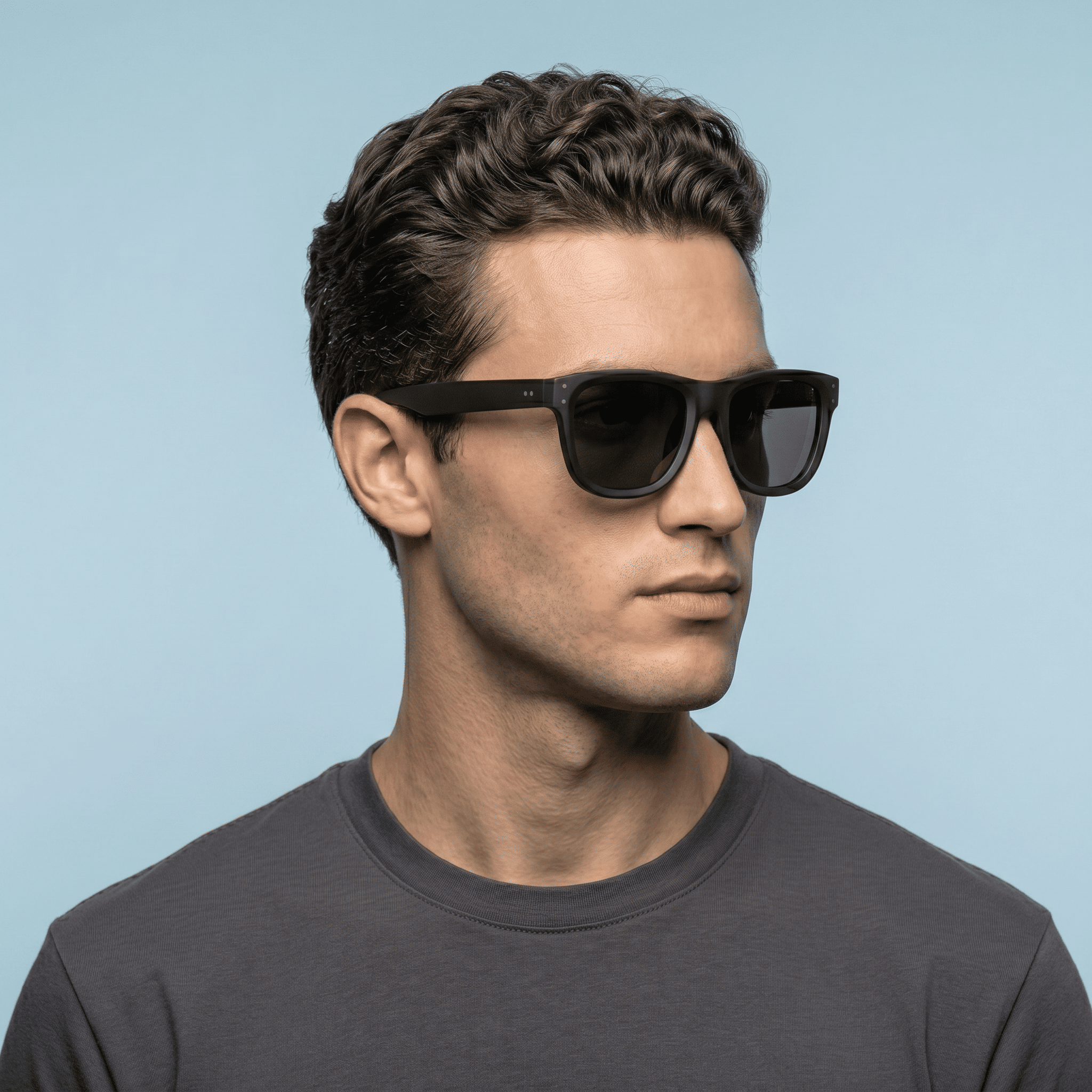 Black Wayfarer Sunglasses for Unisex