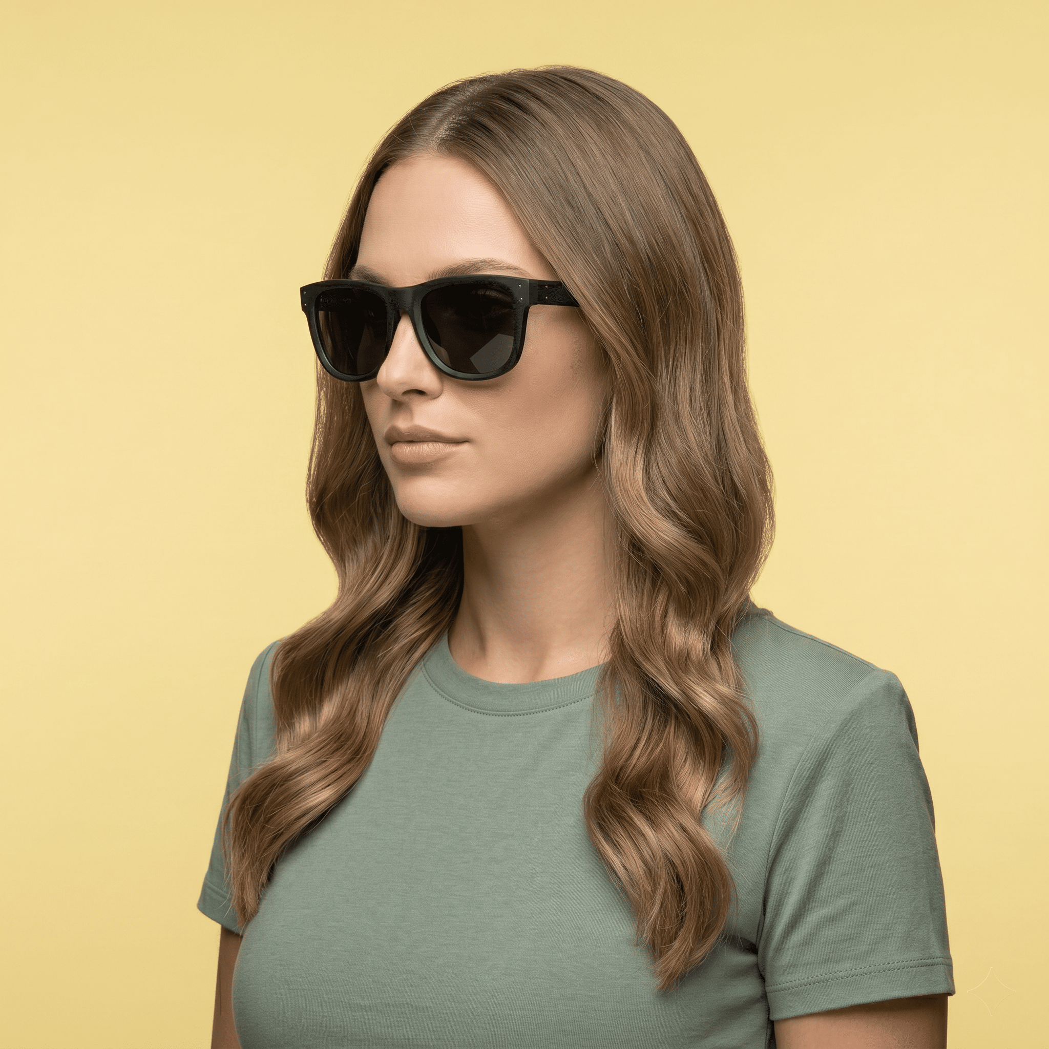 Black Wayfarer Sunglasses for Unisex